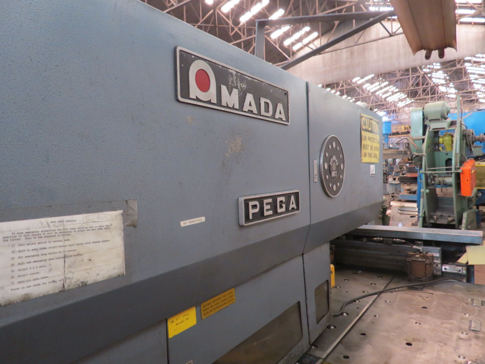 Amada Pega 244 24 Station Turret Punch 20 Ton W/ Amada 04PC Controls Serial Number - Image 8 of 11