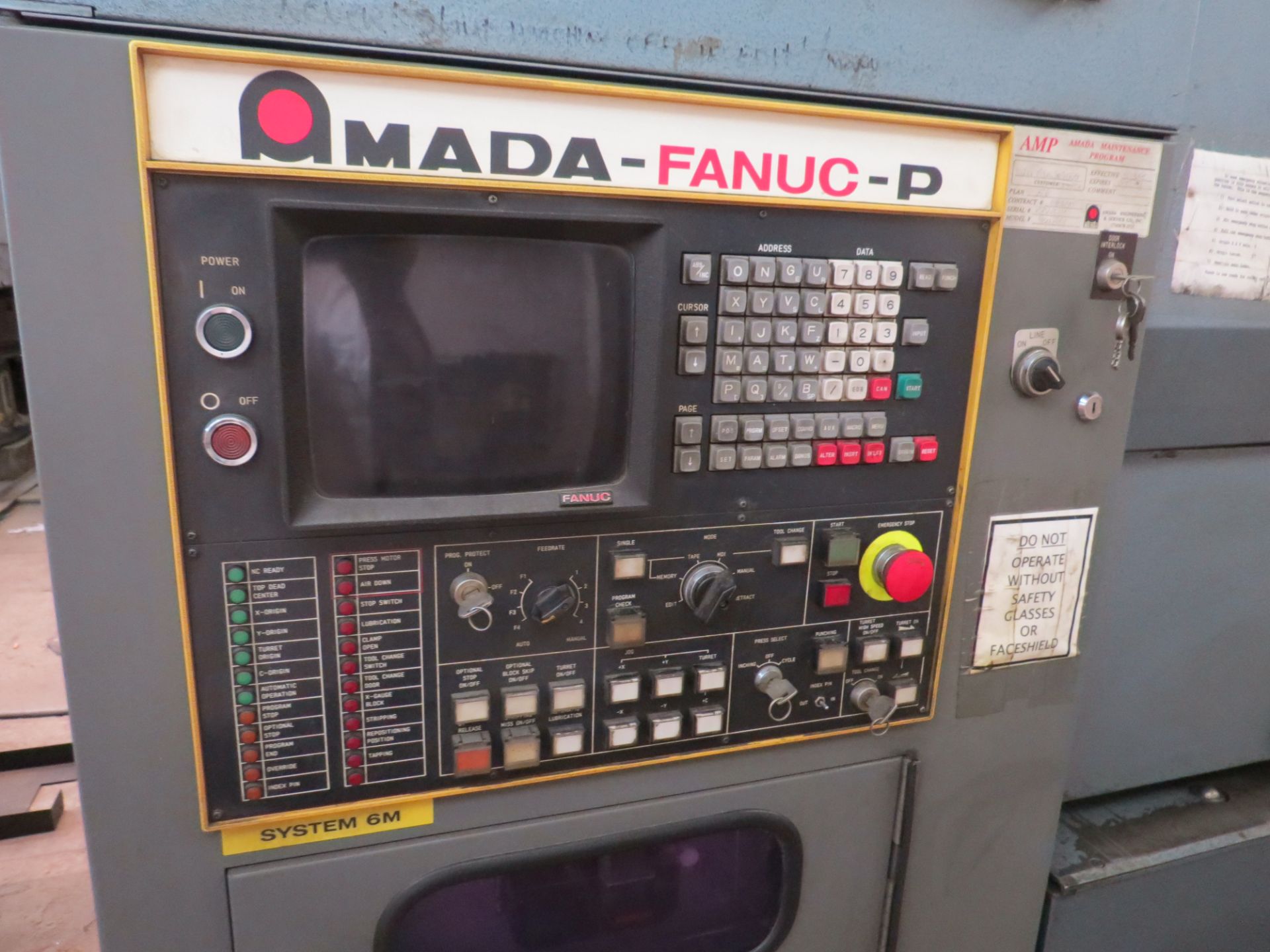 Amada Pega 244 24 Station Turret Punch 20 Ton W/ Amada 04PC Controls Serial Number - Image 6 of 11