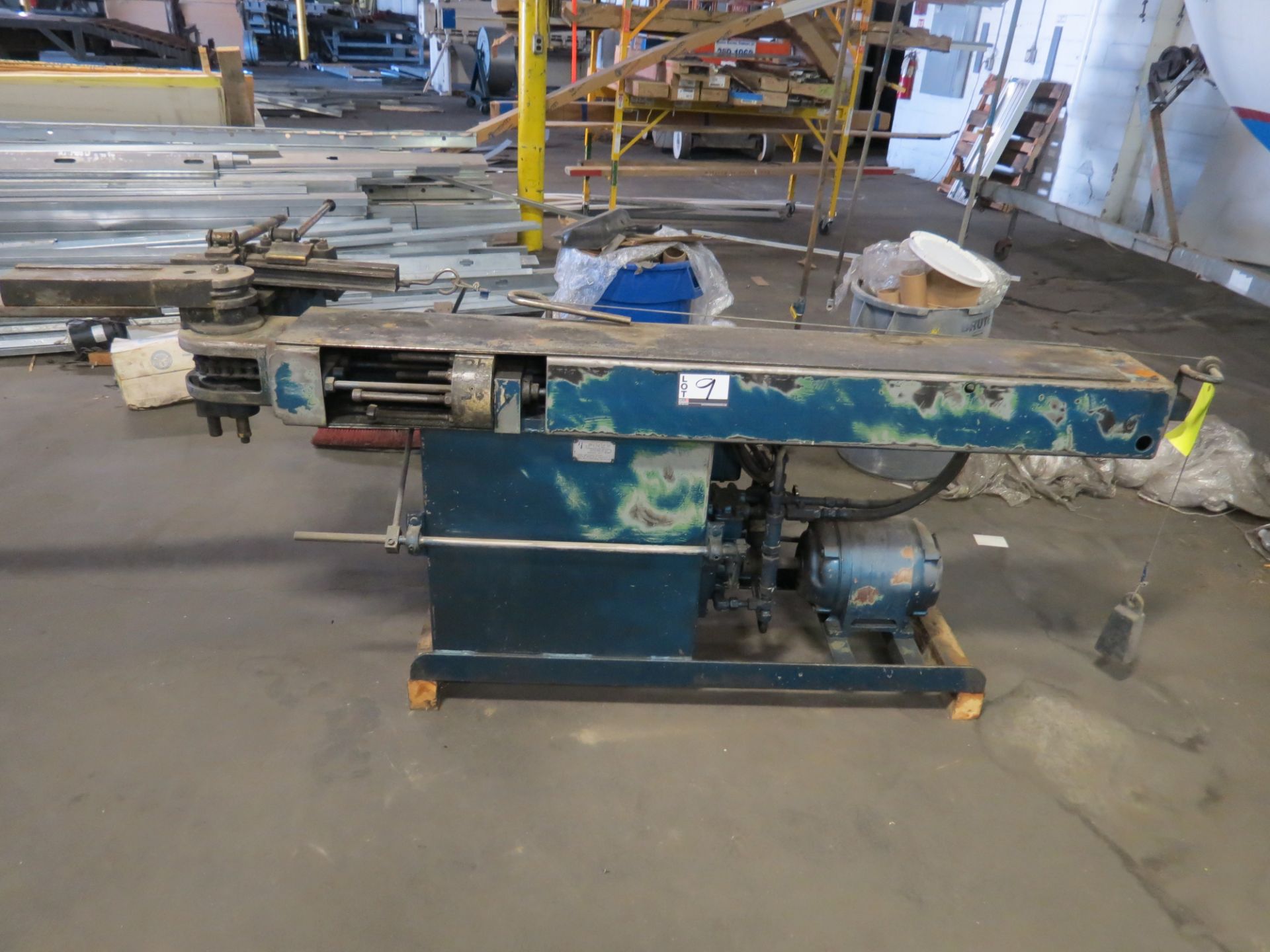 Pines No. 10 Hydraulic Tube Bender, s/n 60324