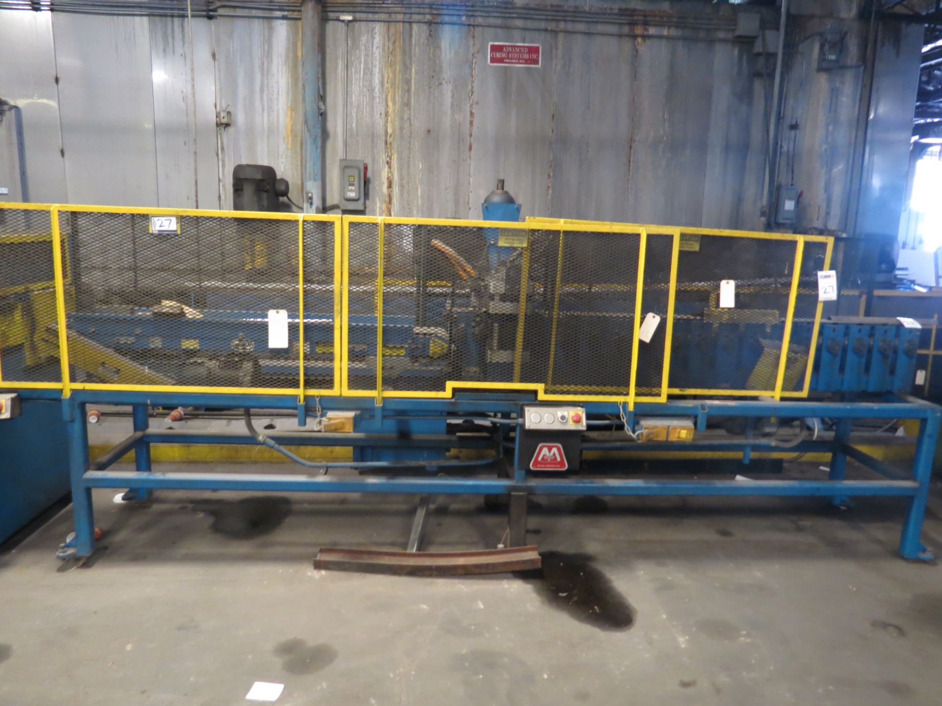 AMS 14 Stand Roll Former, 3'' max width, 5 1/2'' centers, 1/2 HP