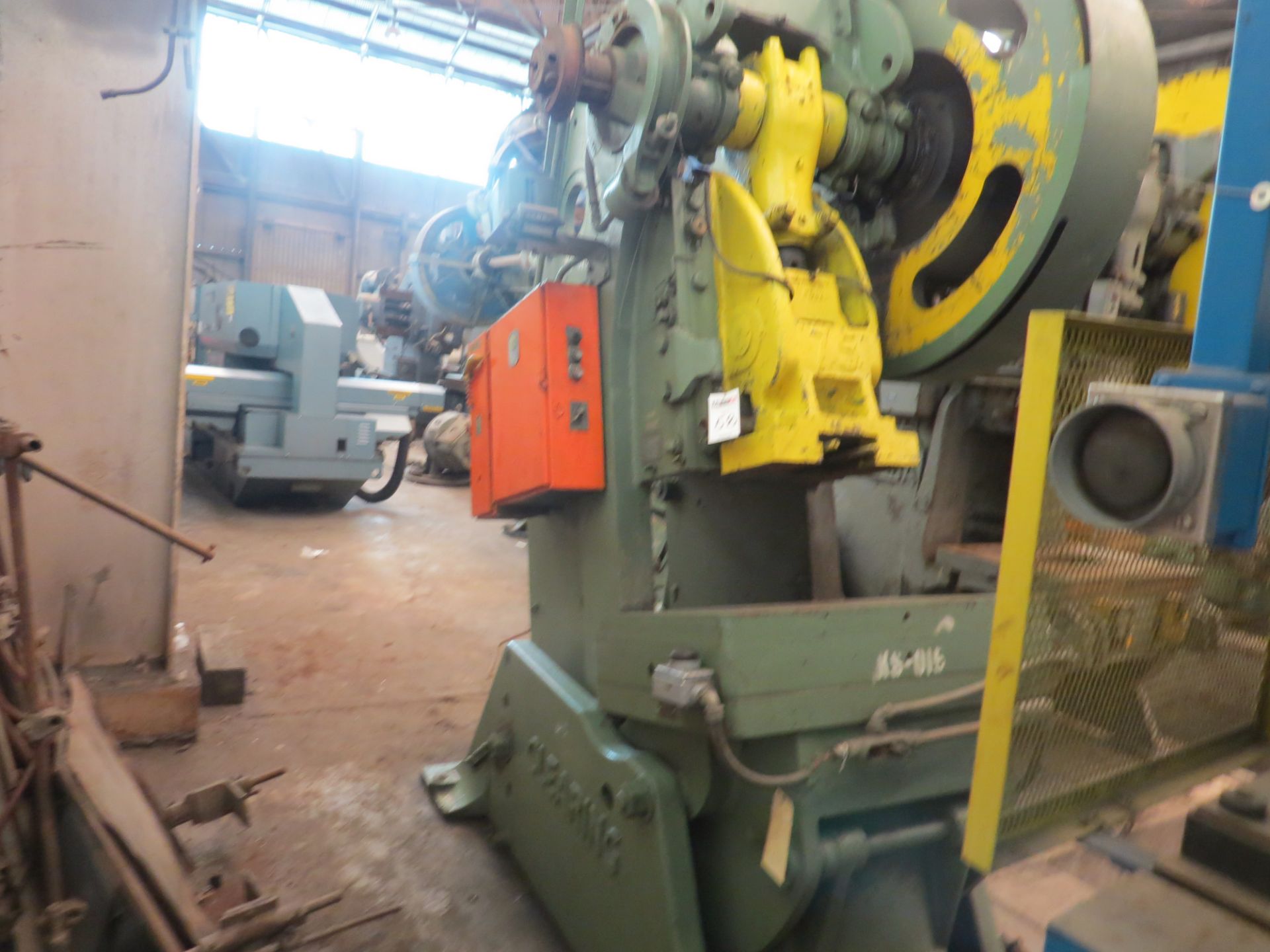 Clearing 45 Ton Punch Press 12'' Shut Height 75 Strokes Per Minute 2 1/2 Adjustment Bed Size 28x18 - Image 8 of 9