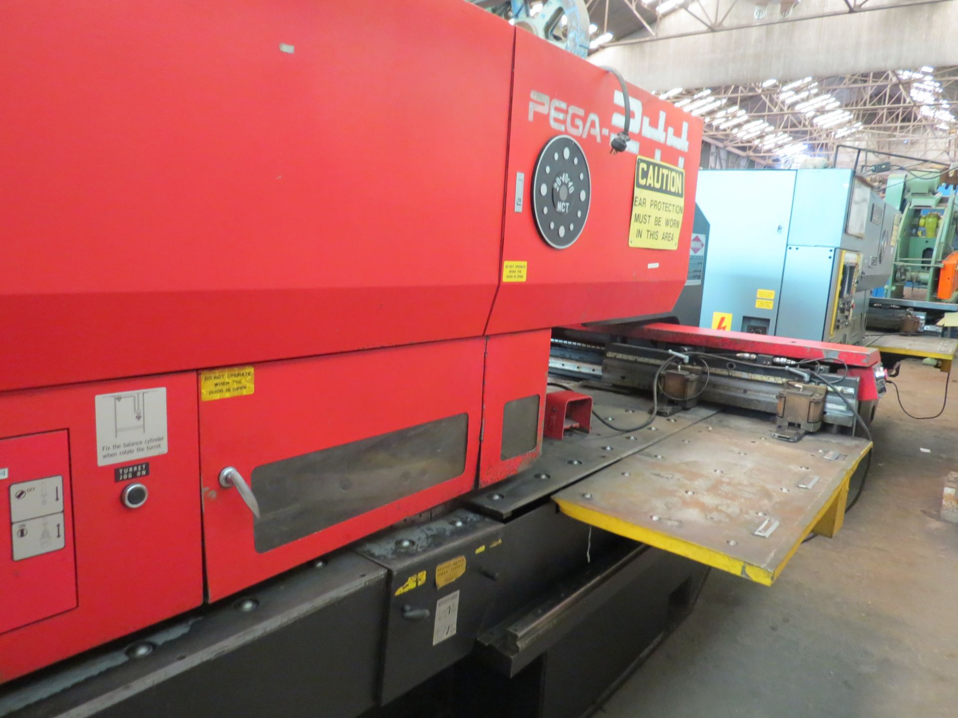 Amada Pega 244 24 Station Turret Punch 20 Ton W/ 6 M -Fanuc -P Controls Serial - Image 8 of 16