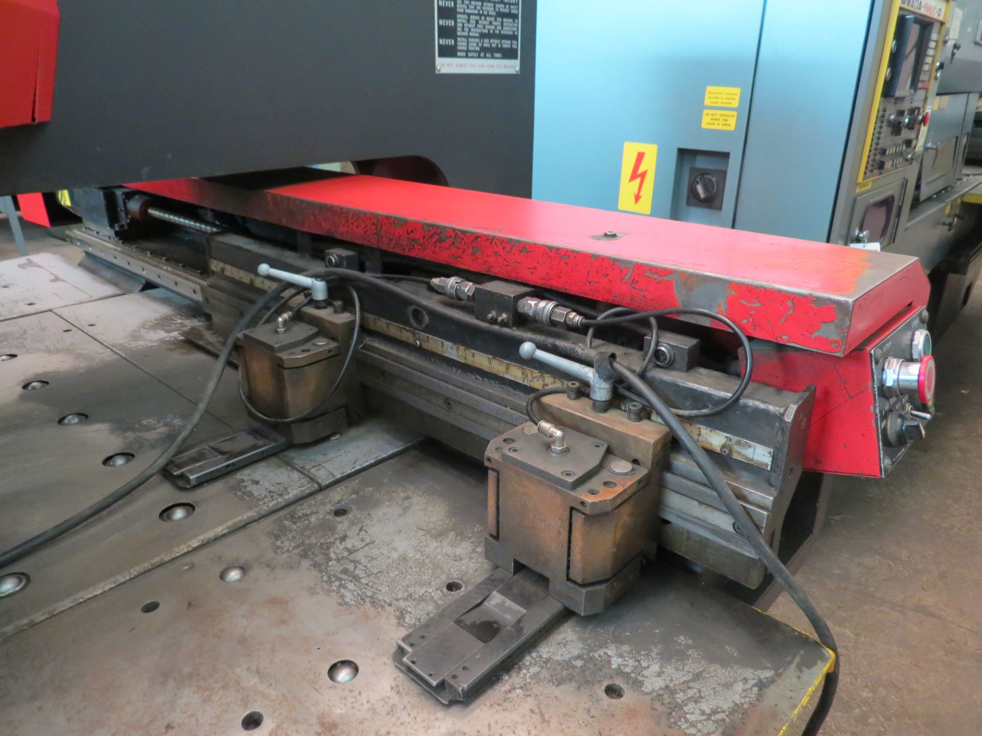 Amada Pega 244 24 Station Turret Punch 20 Ton W/ 6 M -Fanuc -P Controls Serial - Image 4 of 16