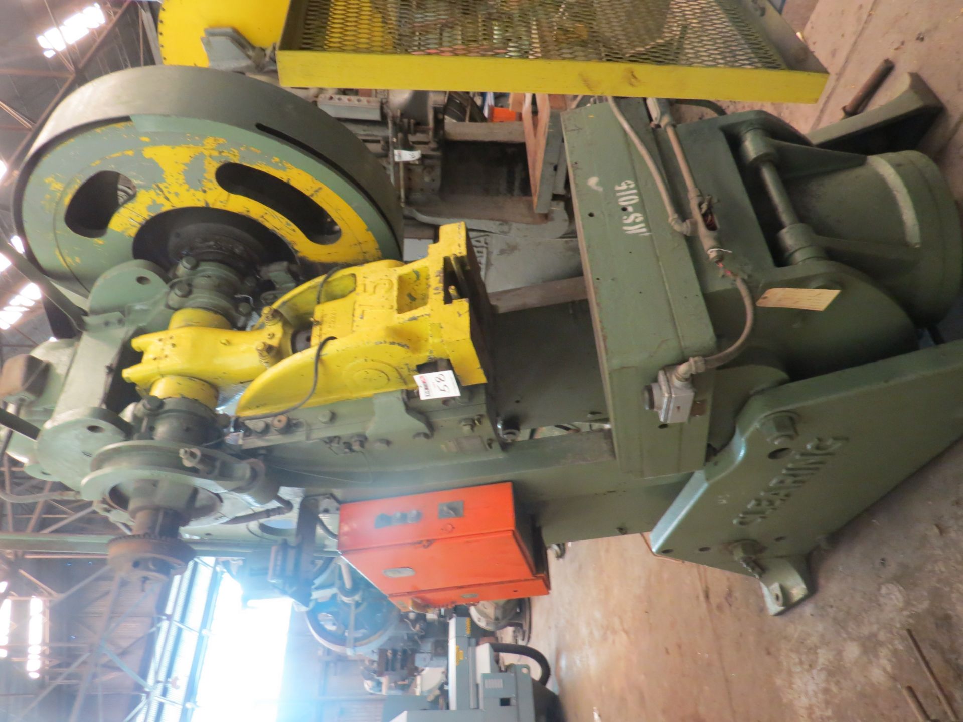 Clearing 45 Ton Punch Press 12'' Shut Height 75 Strokes Per Minute 2 1/2 Adjustment Bed Size 28x18 - Image 7 of 9