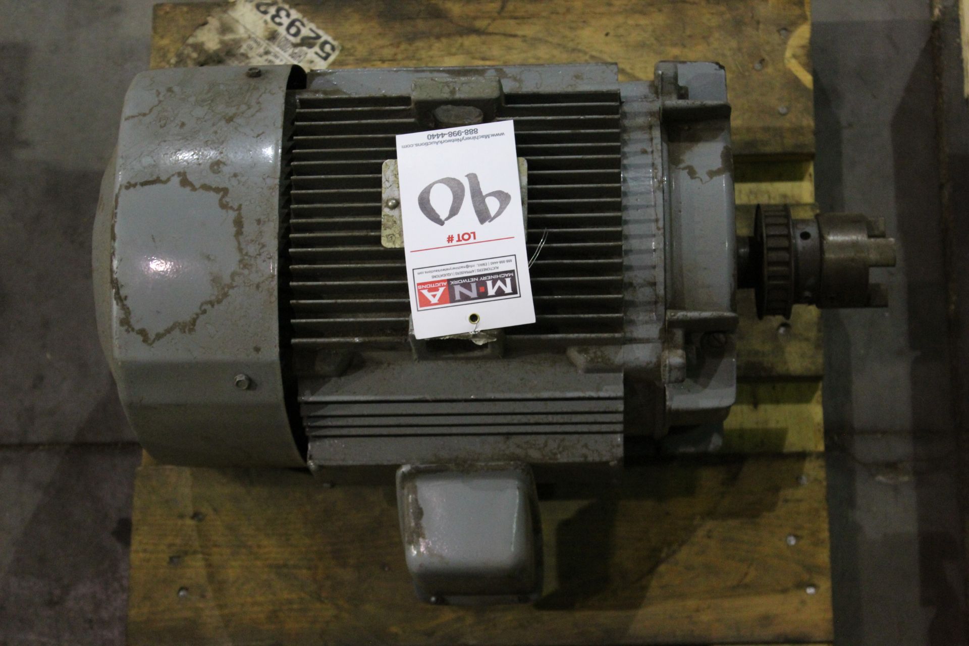 GENERAL ELECTRIC 1/2 HP MOTOR 5K63AC3055B, BALDOR 1 HP MOTOR 35A003T589H2 S/N F0707233883 - Image 2 of 8