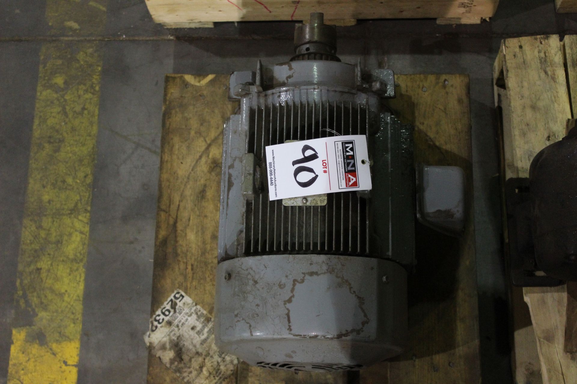 GENERAL ELECTRIC 7.5 HP MOTOR 5K213BL205 - Image 3 of 4