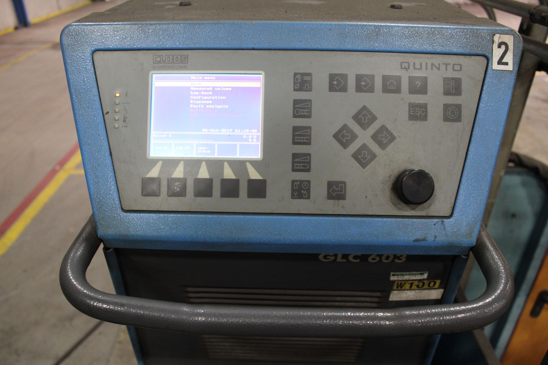 CLOOS ROMAT 320 ROBOTIC WELDING CELL NEW 2002 WITH SAFTEY SENSORS S/N 8363201 - Image 8 of 11