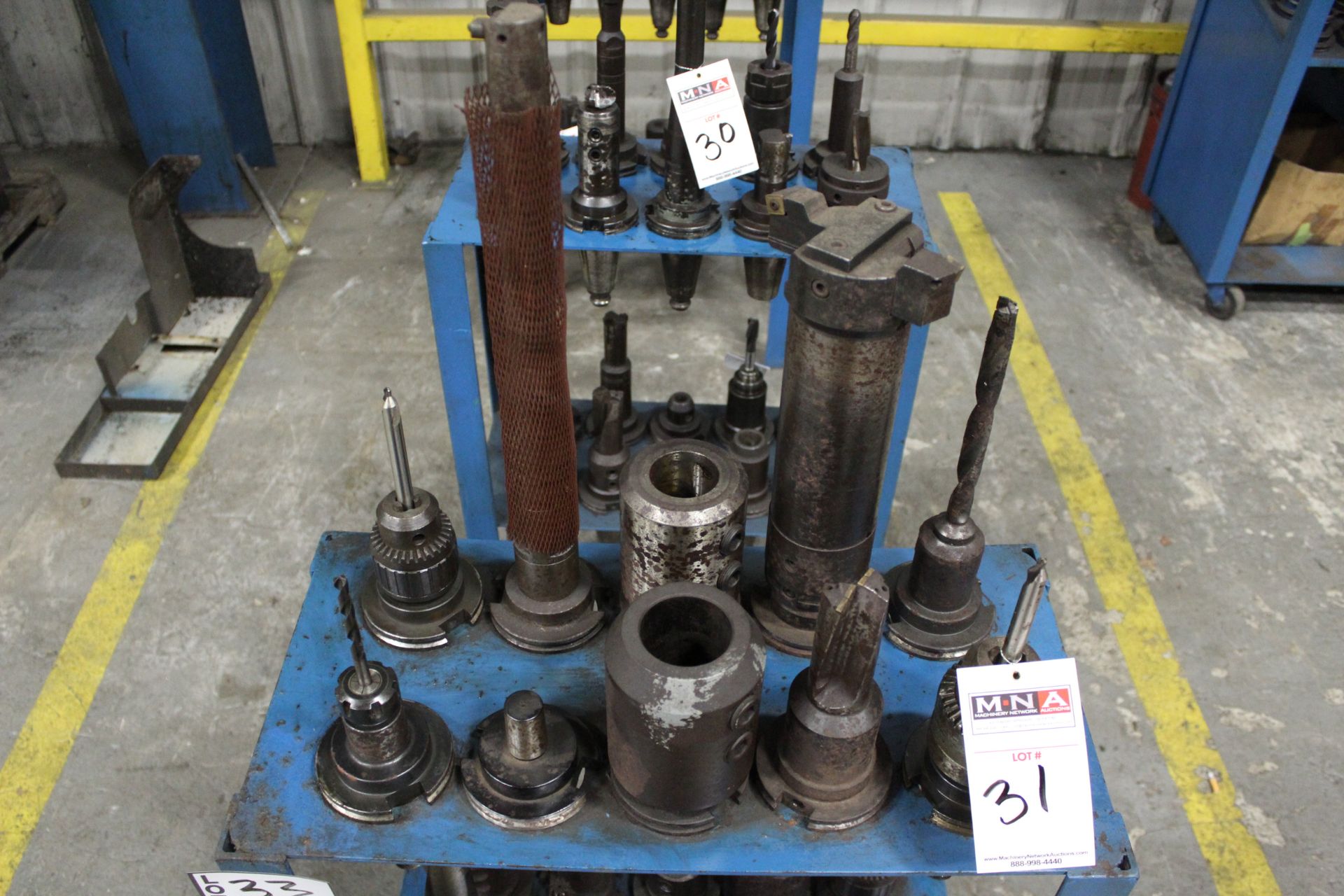 ASSORTED CAT 50 TOOL HOLDERS