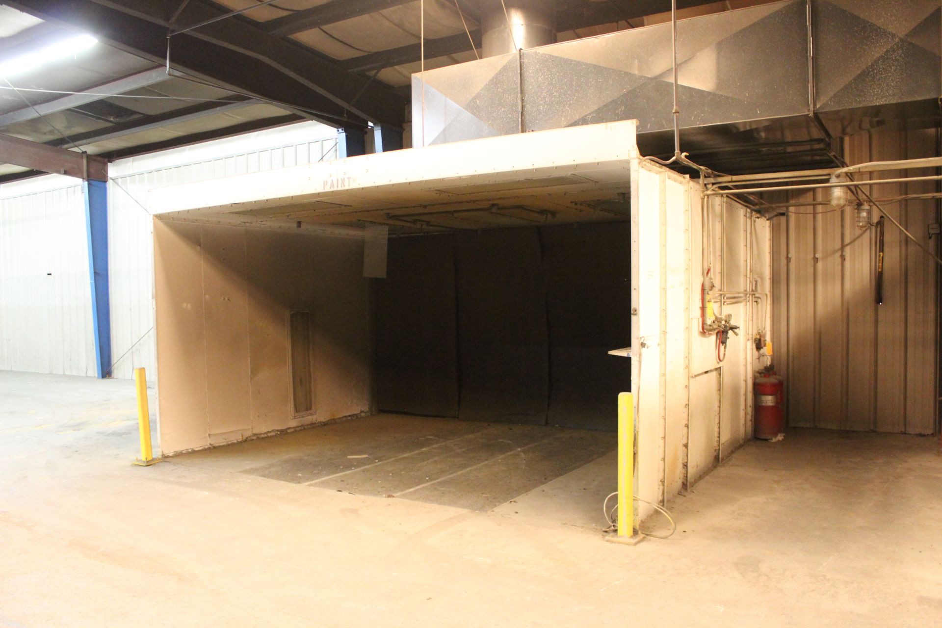 8' x 16' x 12' WET PAINT SPRAY BOOTH - Image 2 of 3