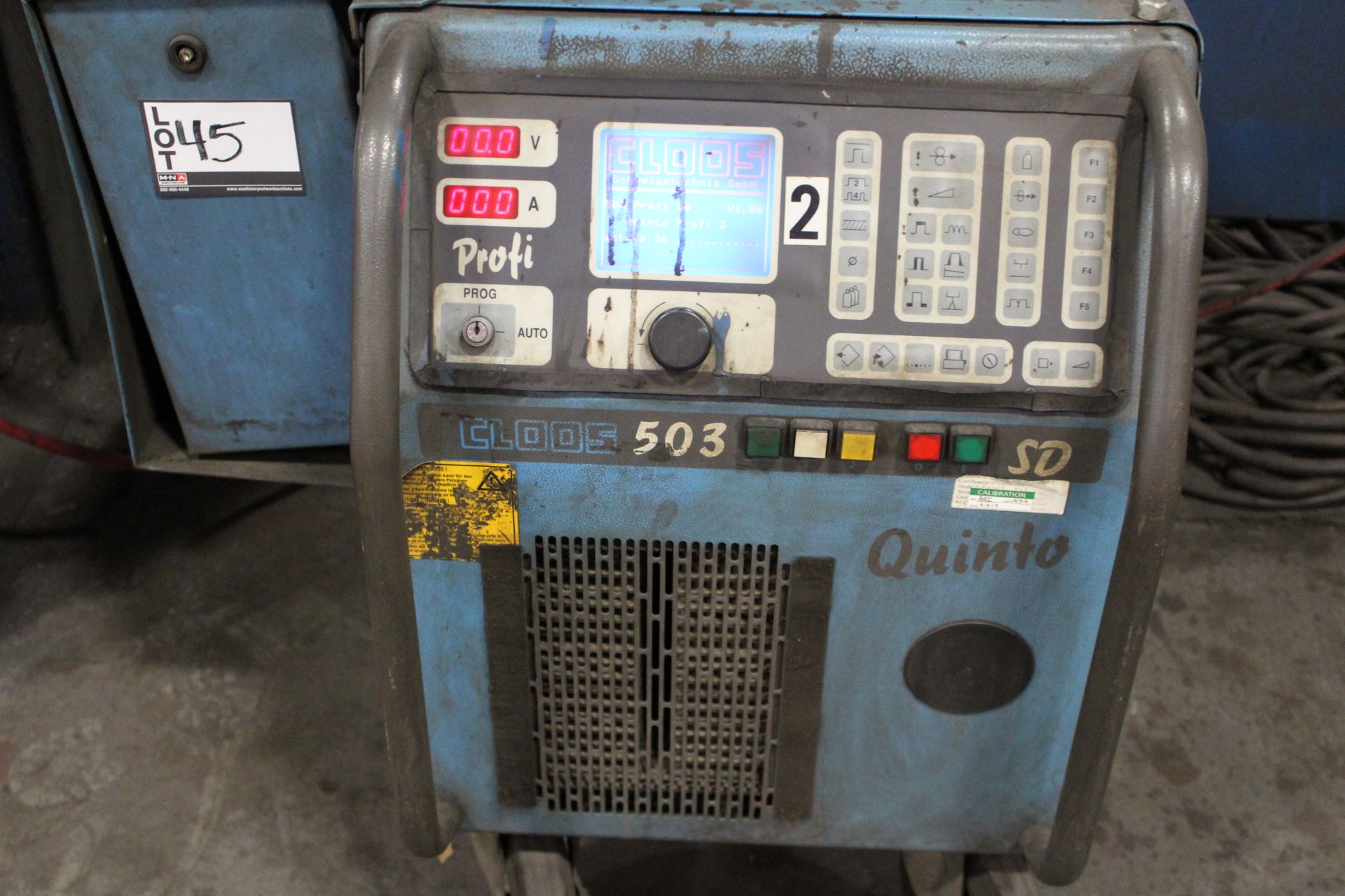 CLOOS ROMAT 310 ROBOTIC WELDING CELL NEW 2000 WITH SAFETY SENSORS S/N 7812285 - Image 10 of 14