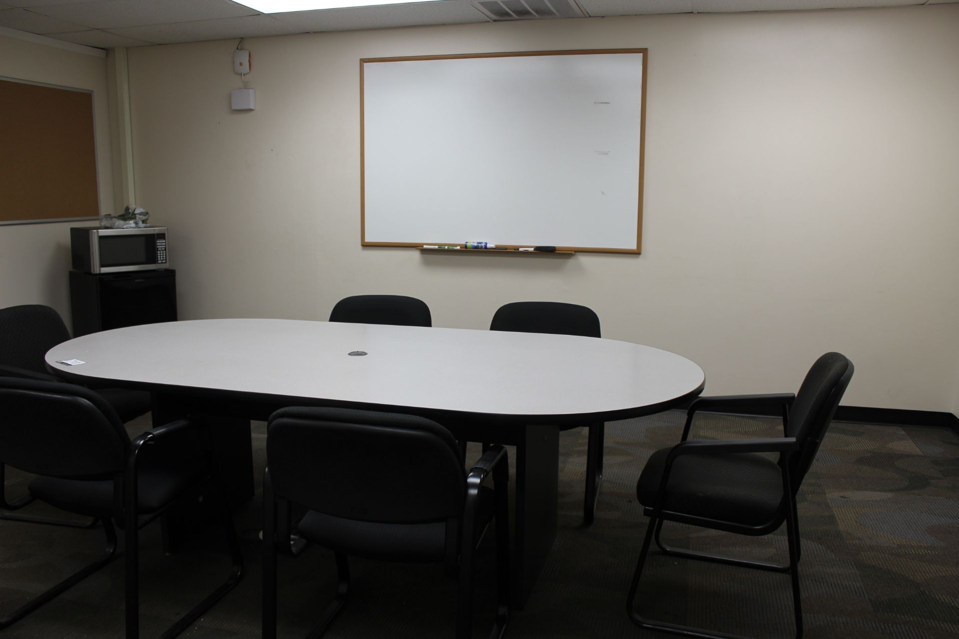 CONFERENCE TABLE, CHAIRS, AND 2 WHITE BOARDS - Image 4 of 4