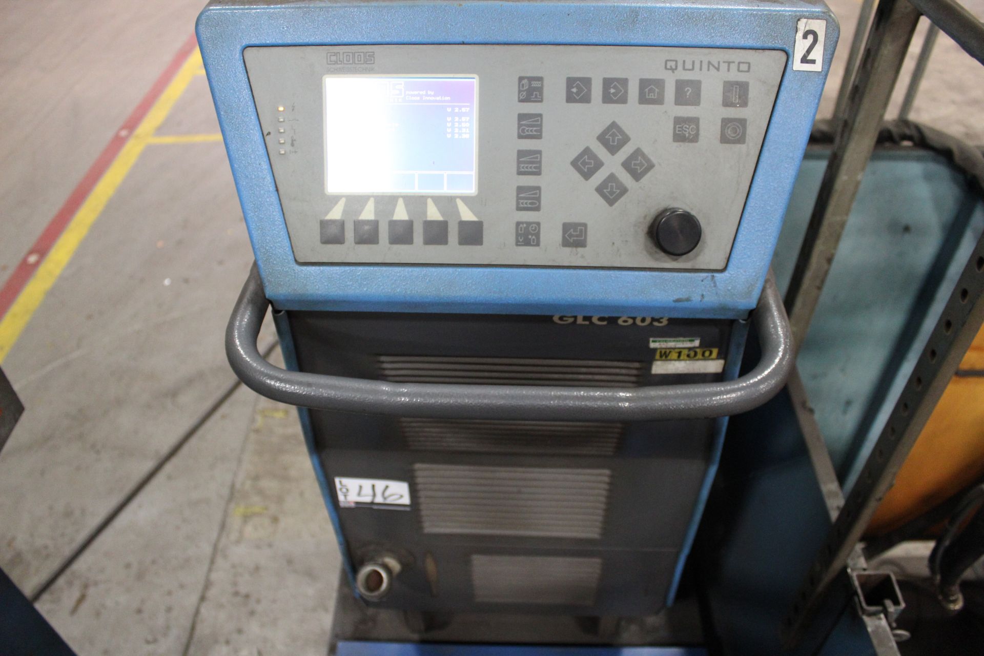 CLOOS ROMAT 320 ROBOTIC WELDING CELL NEW 2002 WITH SAFTEY SENSORS S/N 8363201 - Image 7 of 11