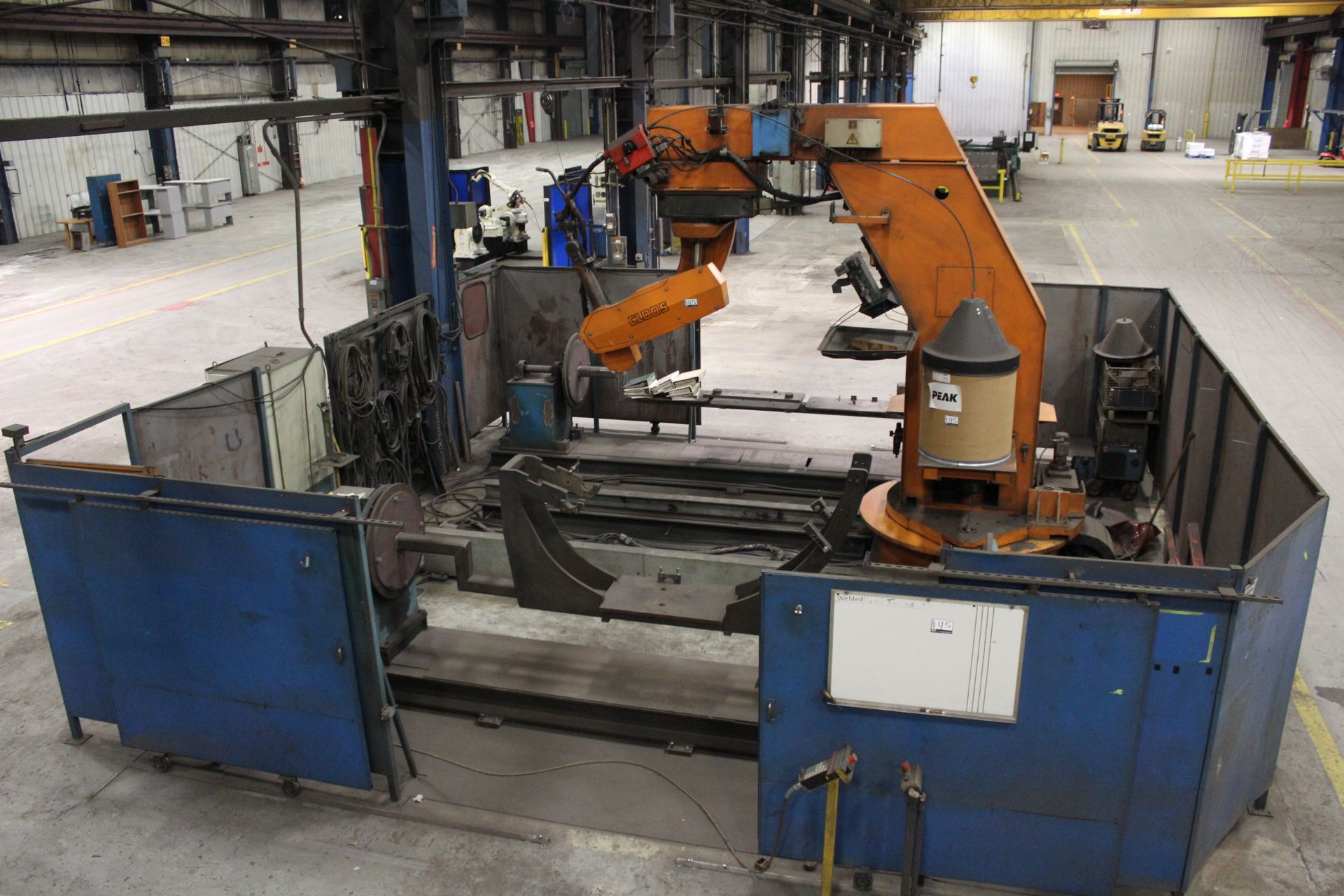 CLOOS ROMAT 310 ROBOTIC WELDING CELL NEW 2000 WITH SAFETY SENSORS S/N 7812285 - Image 5 of 14