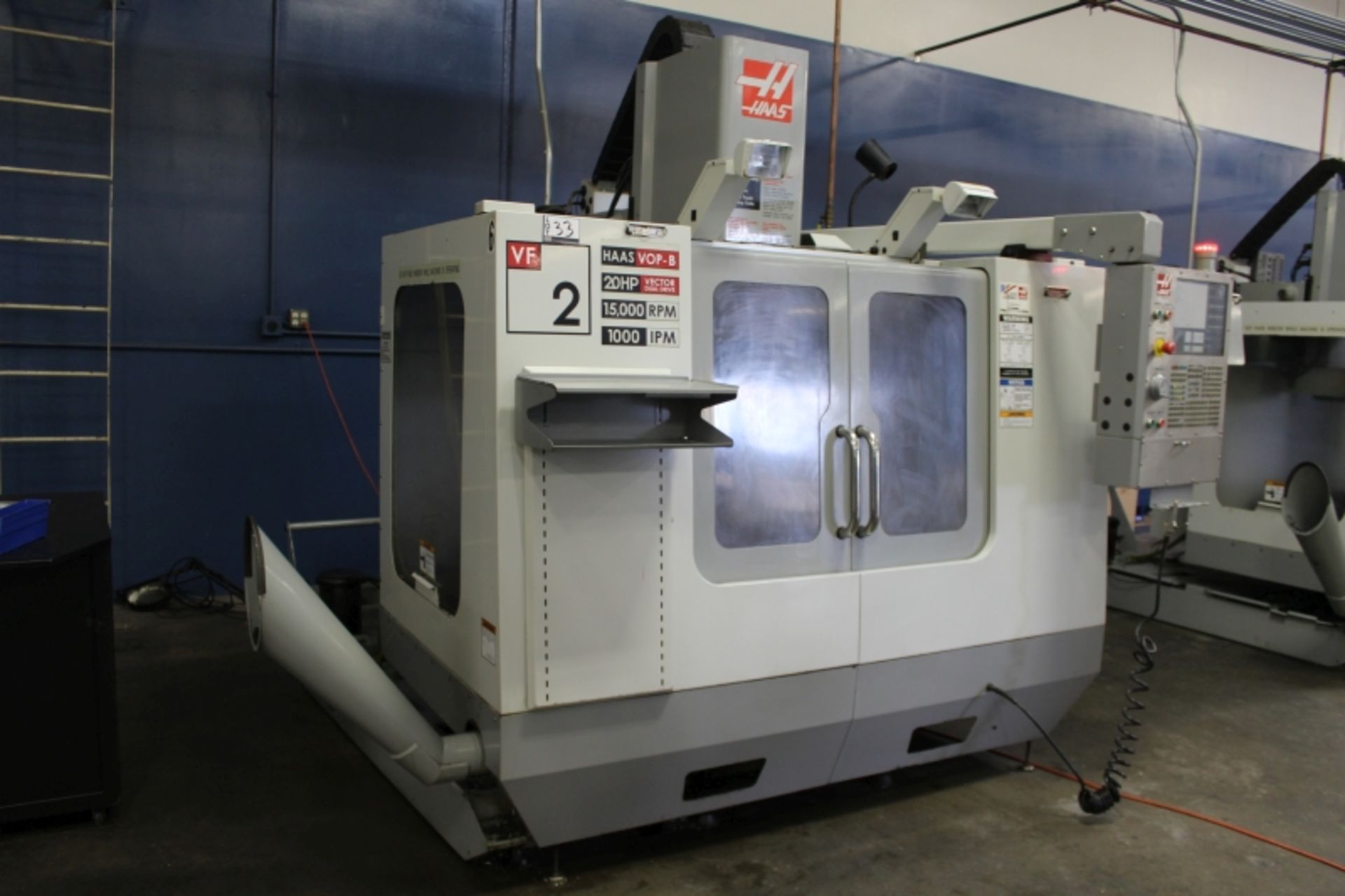 Haas Vf- 2D Vmc S/N 1052988 New 2006 - Image 3 of 8