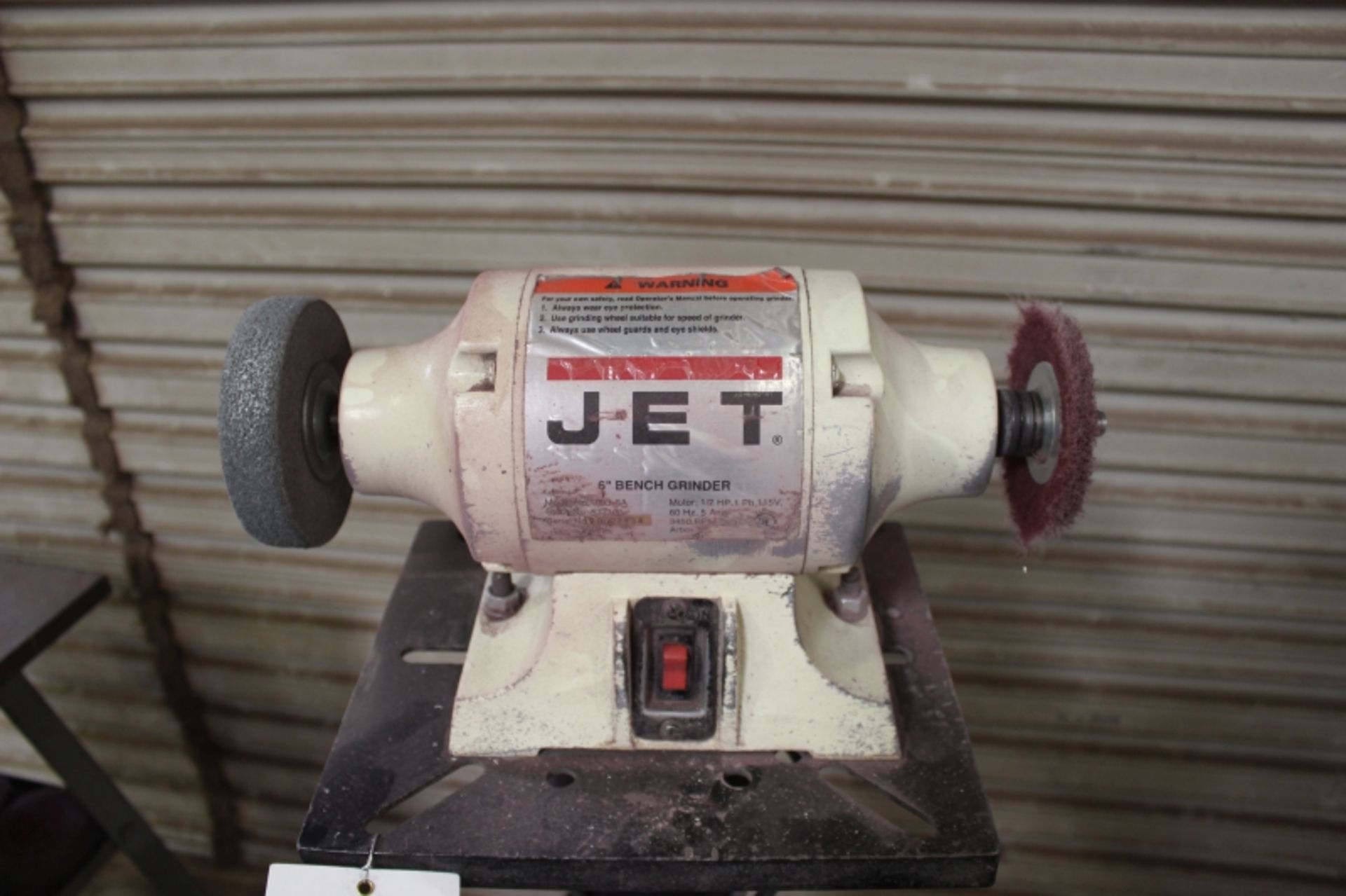 Jet Jbg-6A 6" Double End Bench Grinder S/N 10122834 - Image 3 of 4