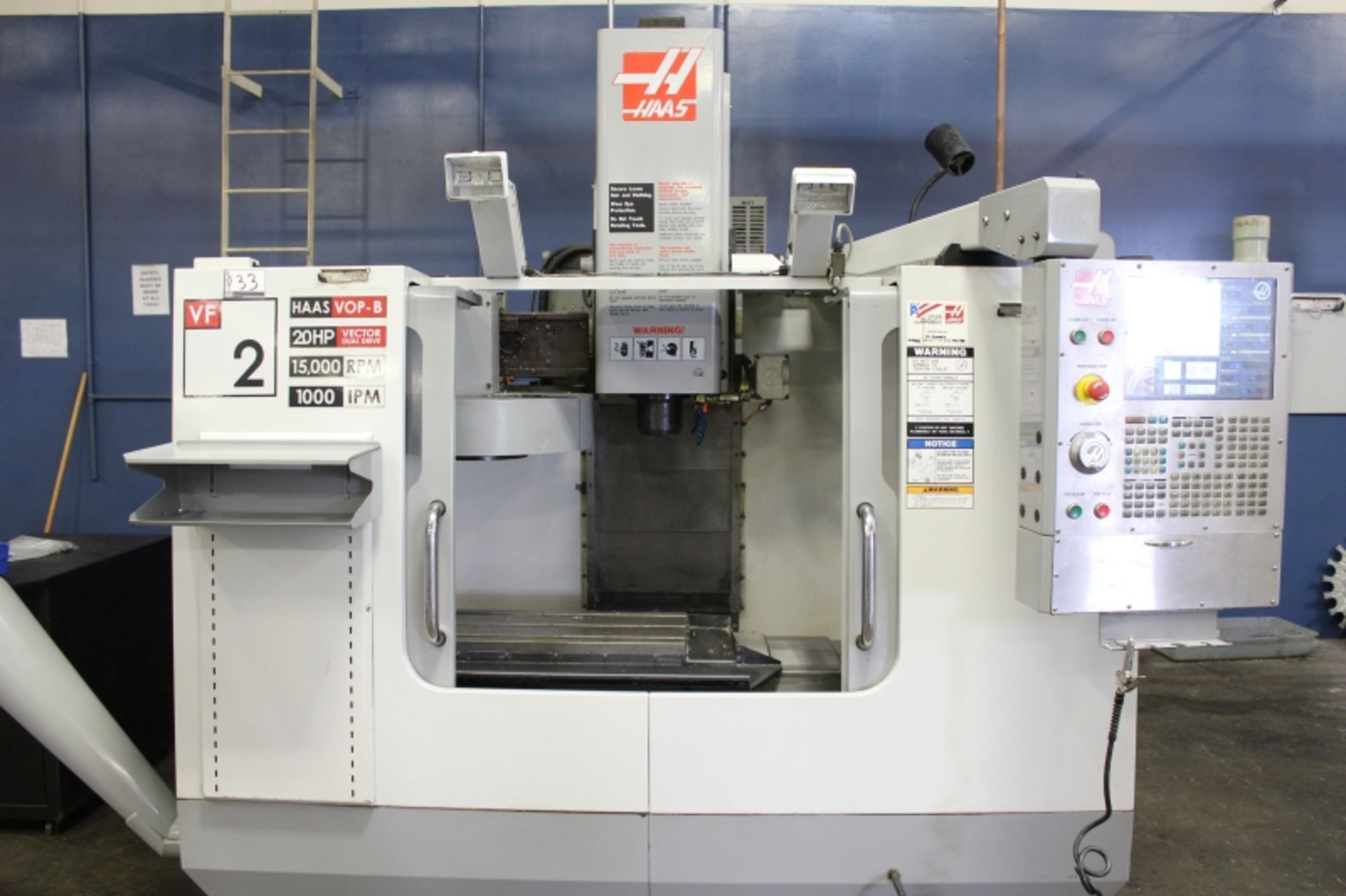 Haas Vf- 2D Vmc S/N 1052988 New 2006 - Image 4 of 8