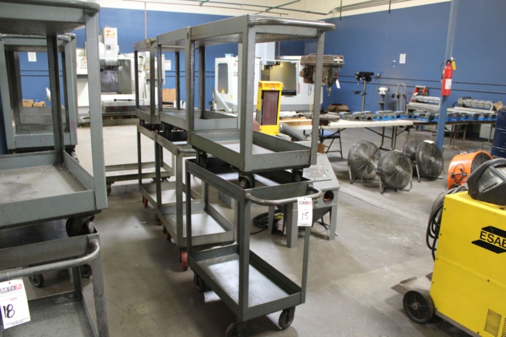 Metal Rolling Carts - Image 3 of 3