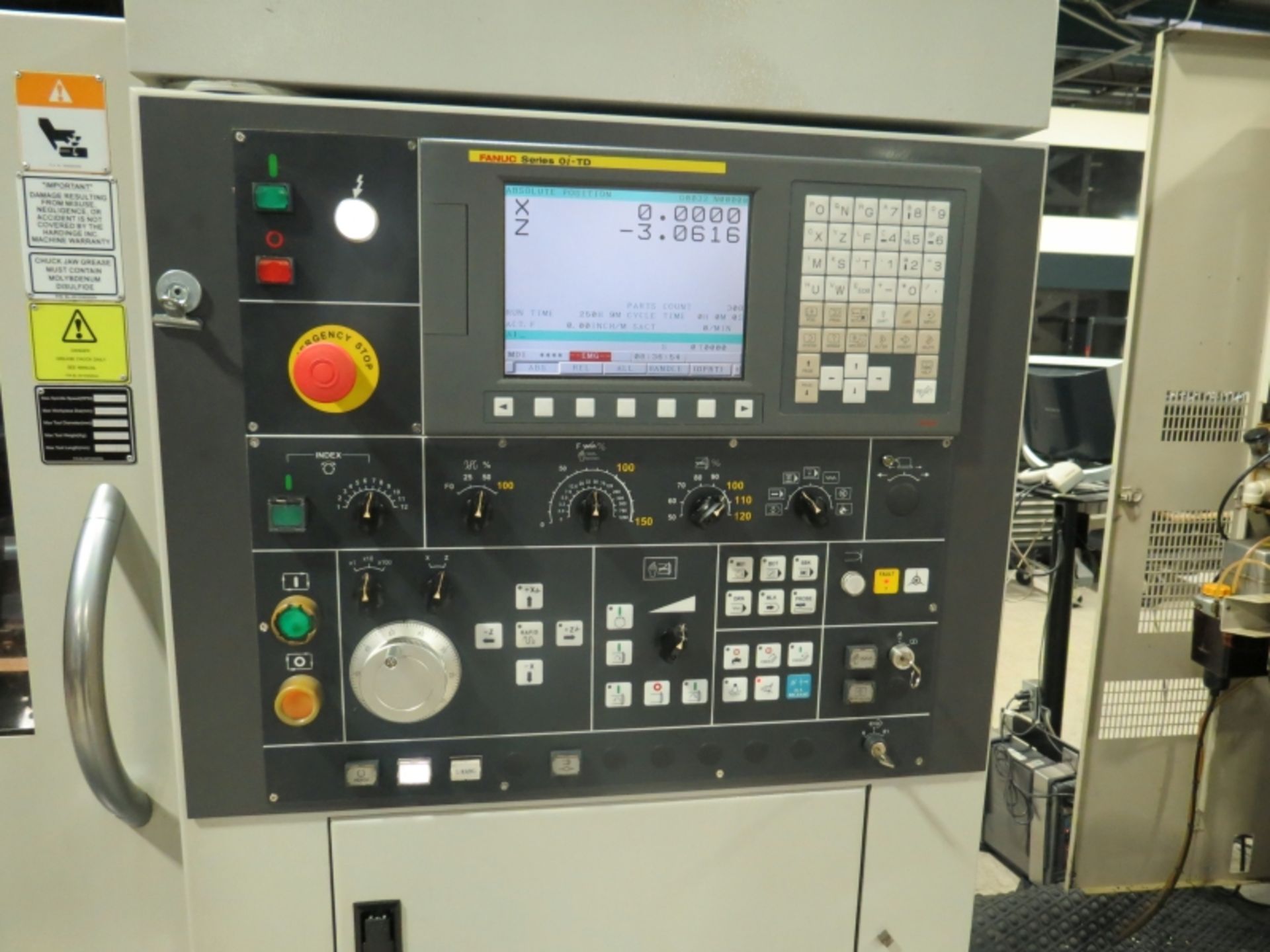 Hardinge GS51, Fanuc 0i-TD control - Image 4 of 12