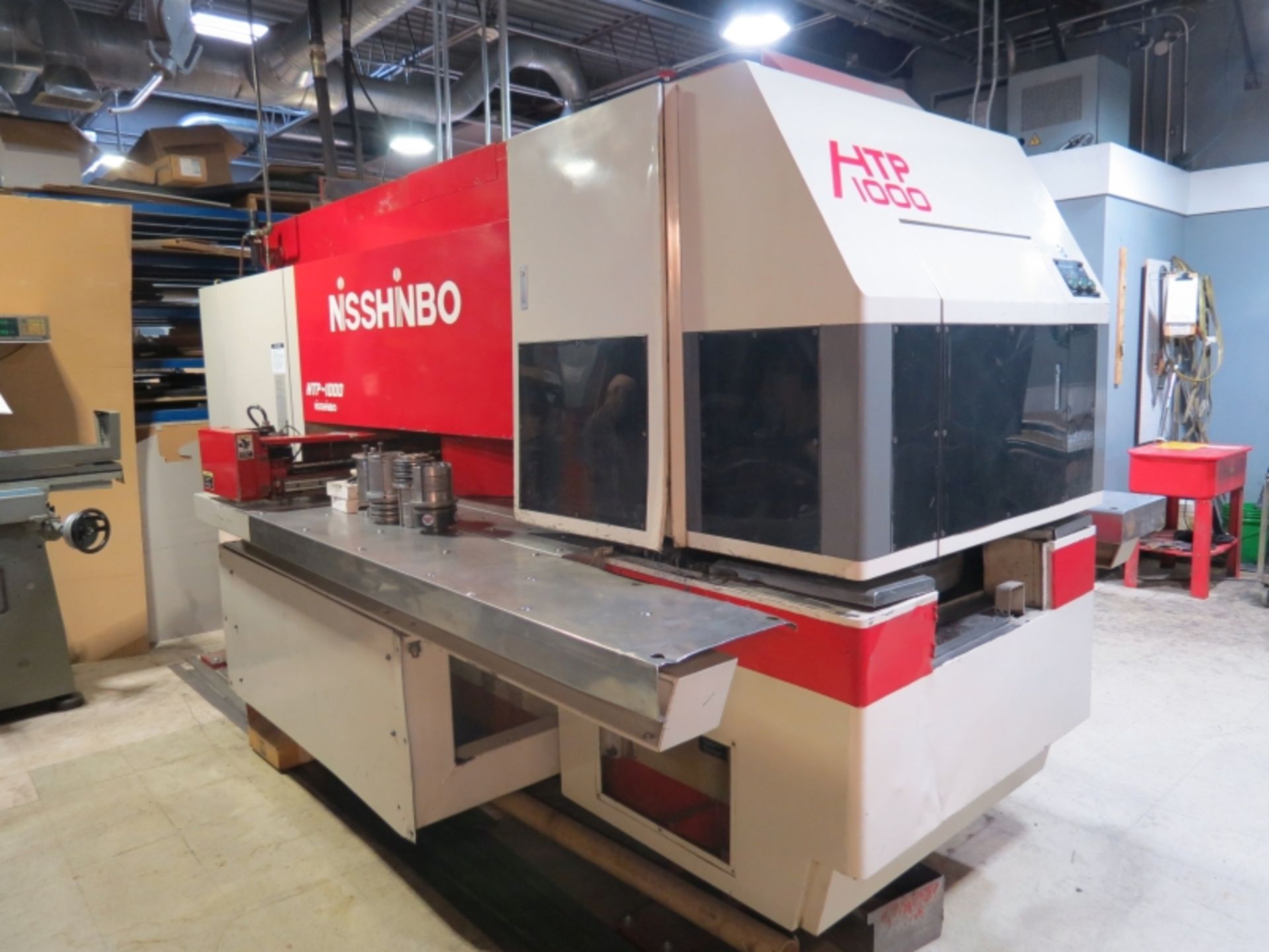 Nisshinbo CNC Turret Punch, , HTP-1000, , 22 Ton, 37 Tools 48.6'' X x 39.37'' Y, s/n HTT-96051 - Image 5 of 11