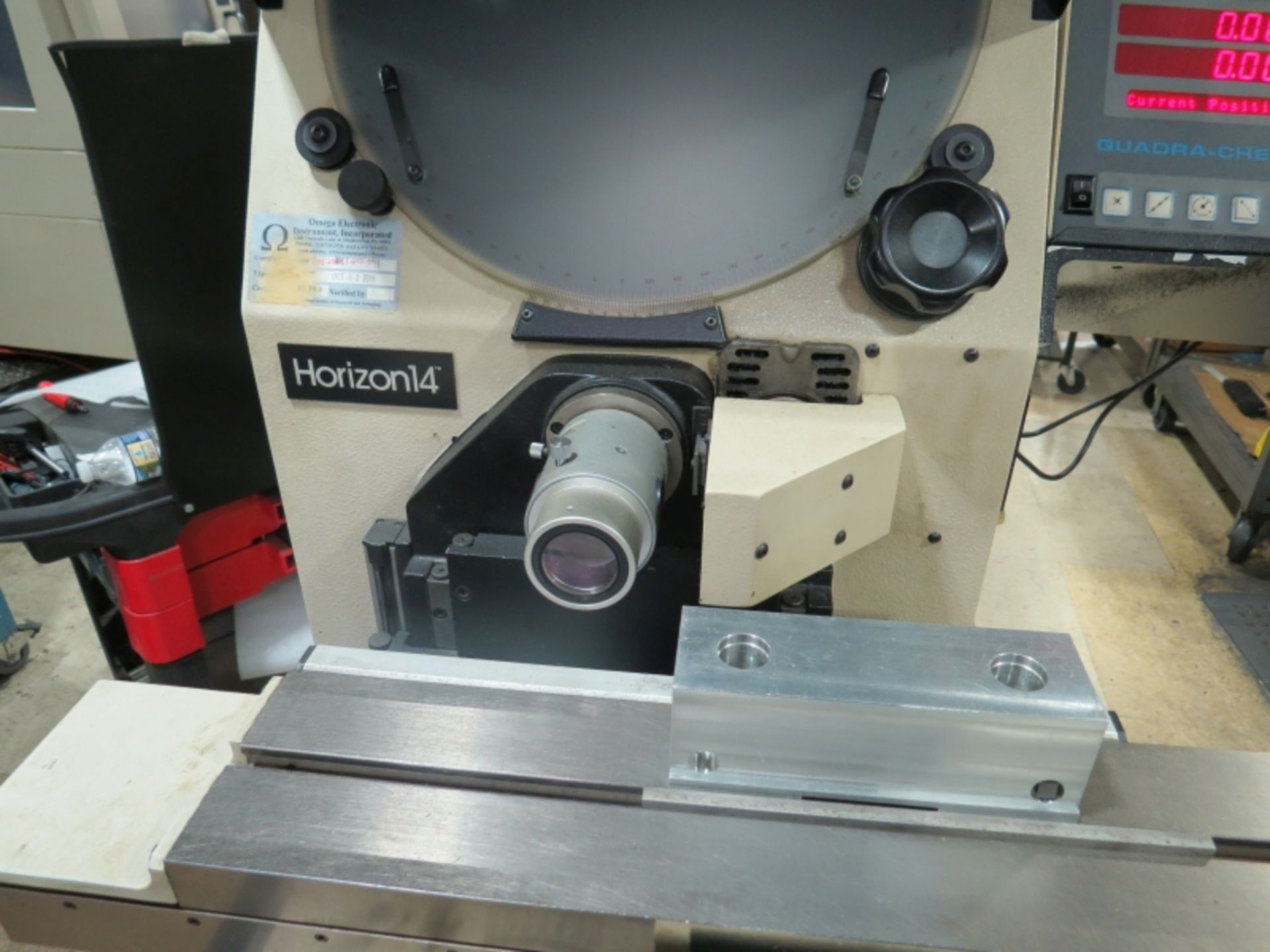 Horizon 14'' Optical Comparator W/ Quadra Check 2000 DRO - Image 3 of 5