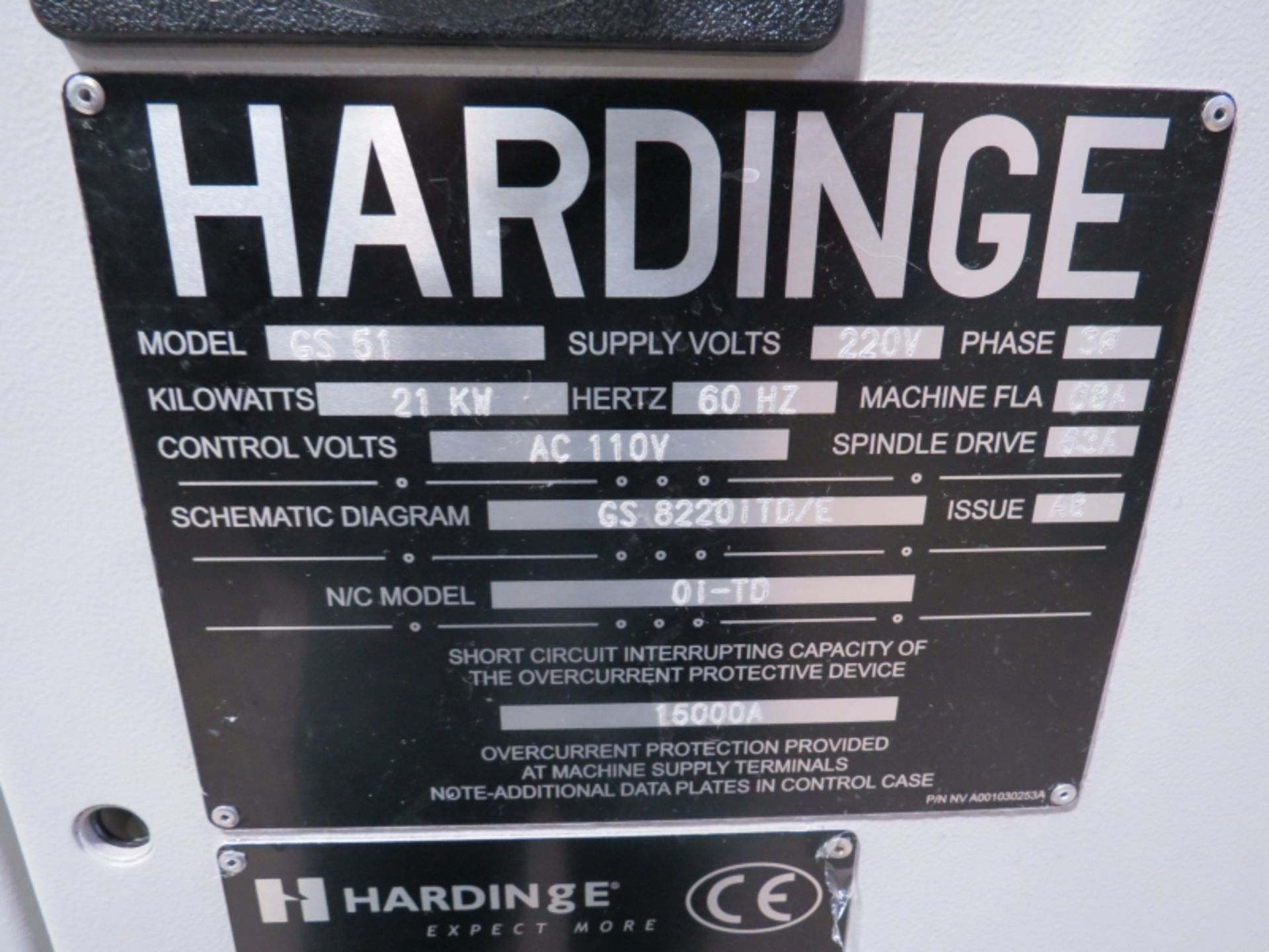 Hardinge GS51, Fanuc 0i-TD control - Image 11 of 12