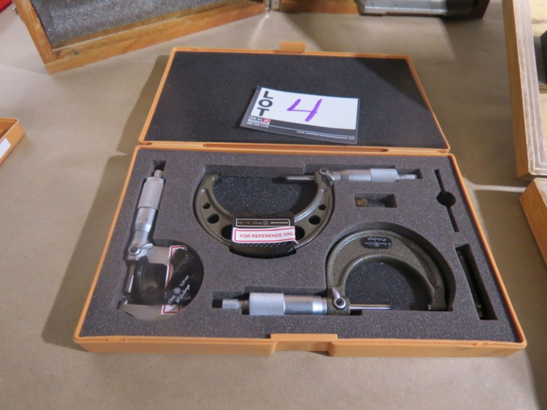 Mitutoyo mm Micrometer Set - Image 2 of 2