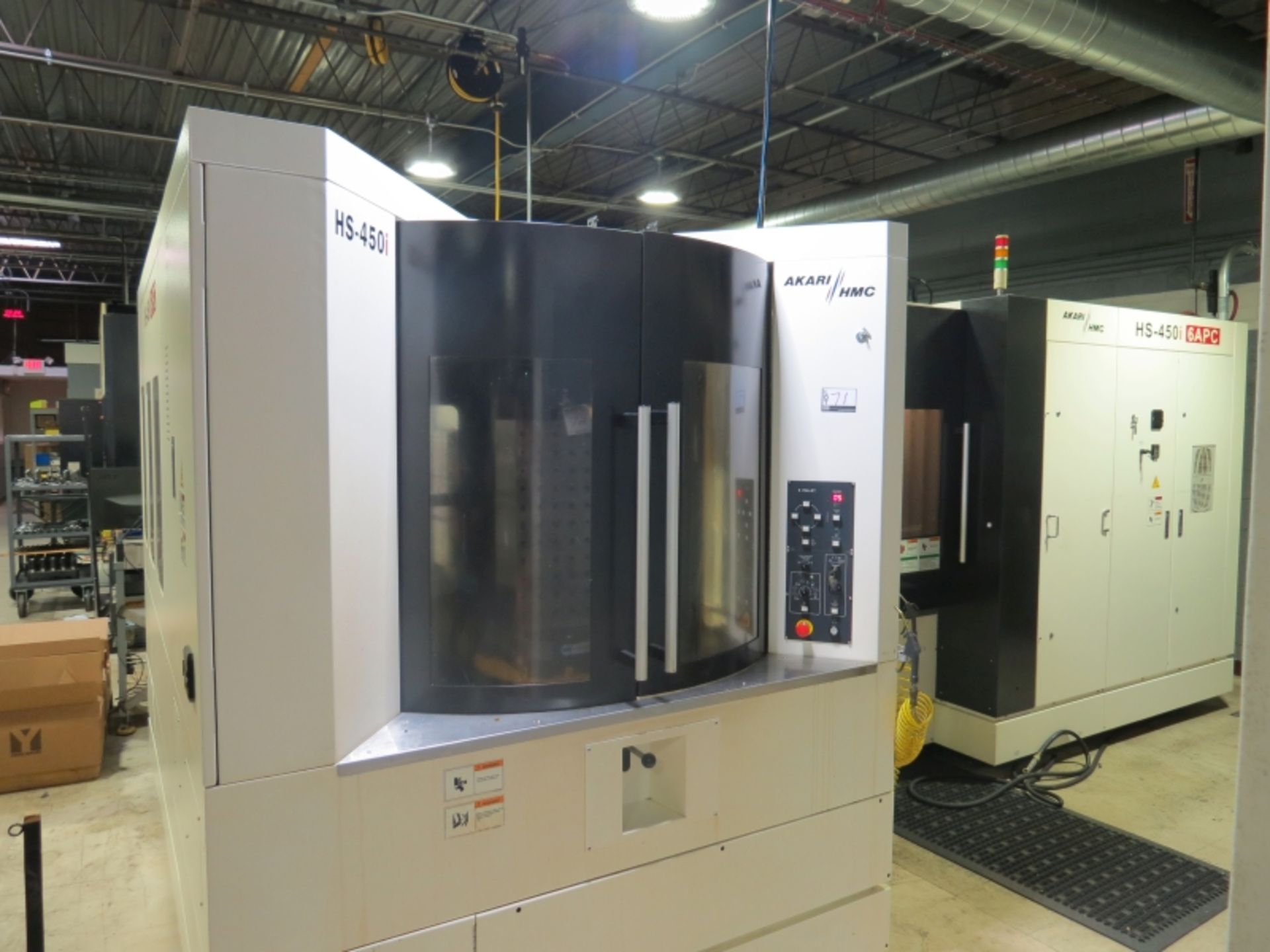 Akari HS-450i 6APC 4-Axis, Fanuc 31 Model A control