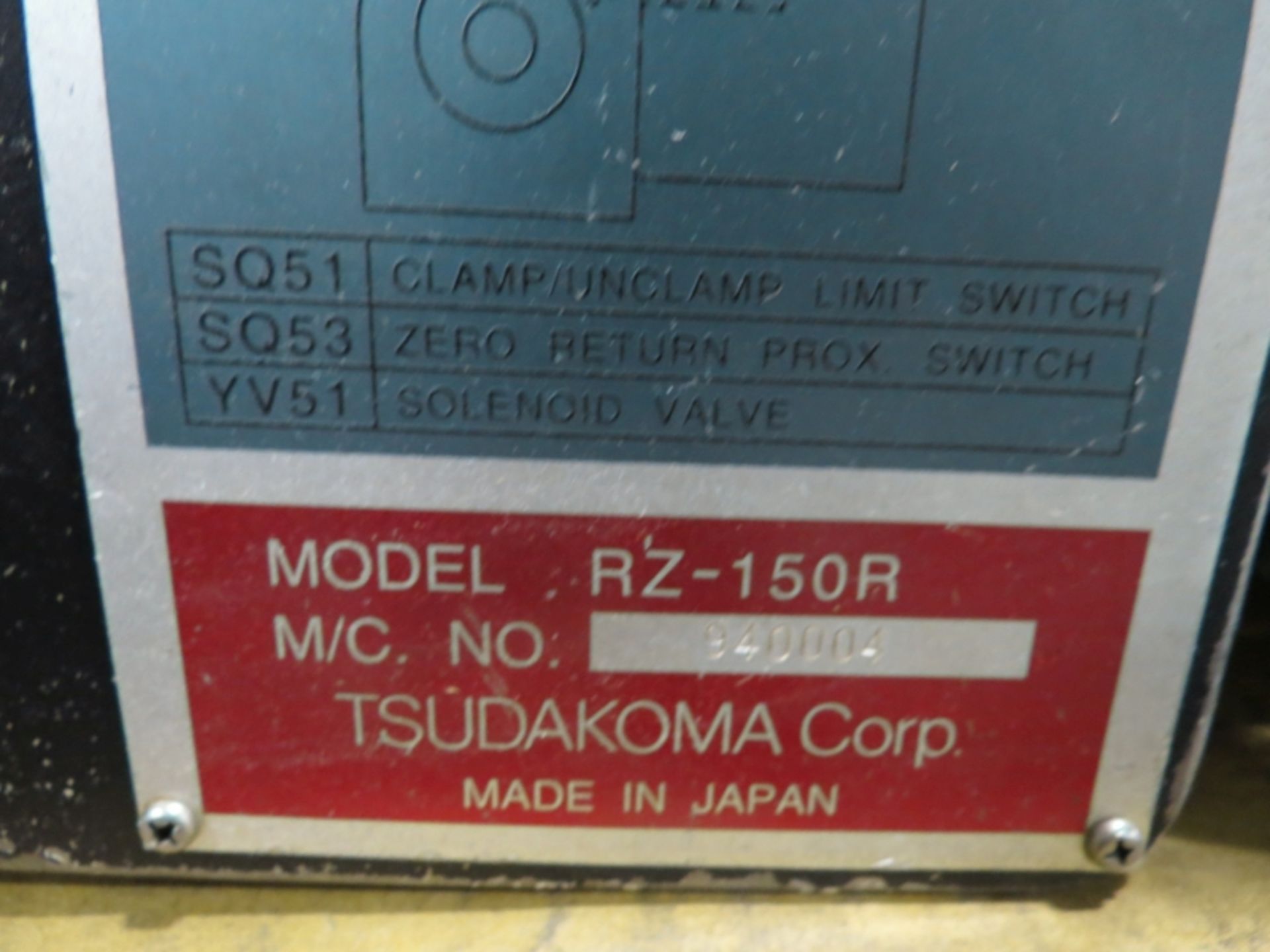 Tsudakoma 4 Axis Rotery Table RZ-150R s/n 940004 - Image 5 of 5