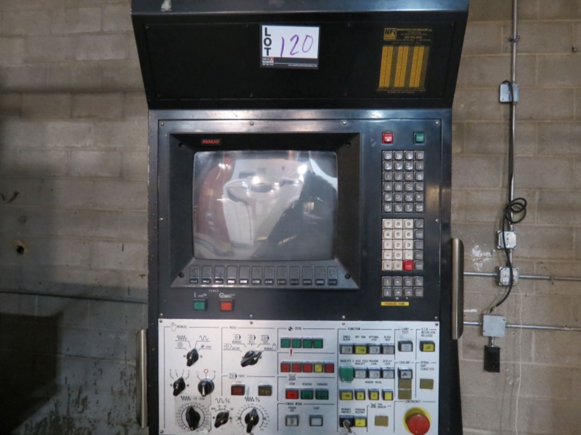 LeBlond-Makino FNC-128/A30, Fanuc 11M Control - Image 7 of 10