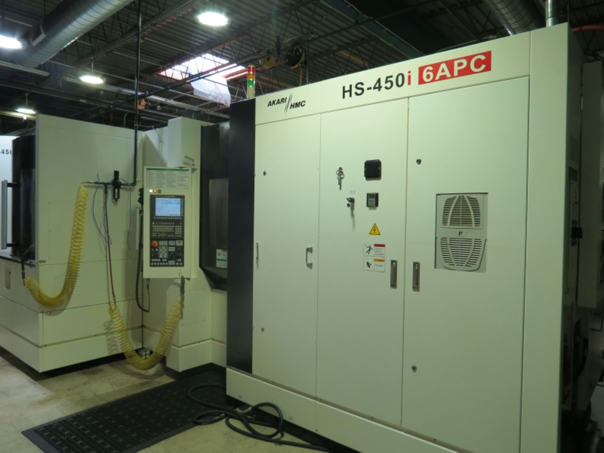 Akari HS-450i 6APC 4-Axis, Fanuc 31 Model A control - Image 4 of 8