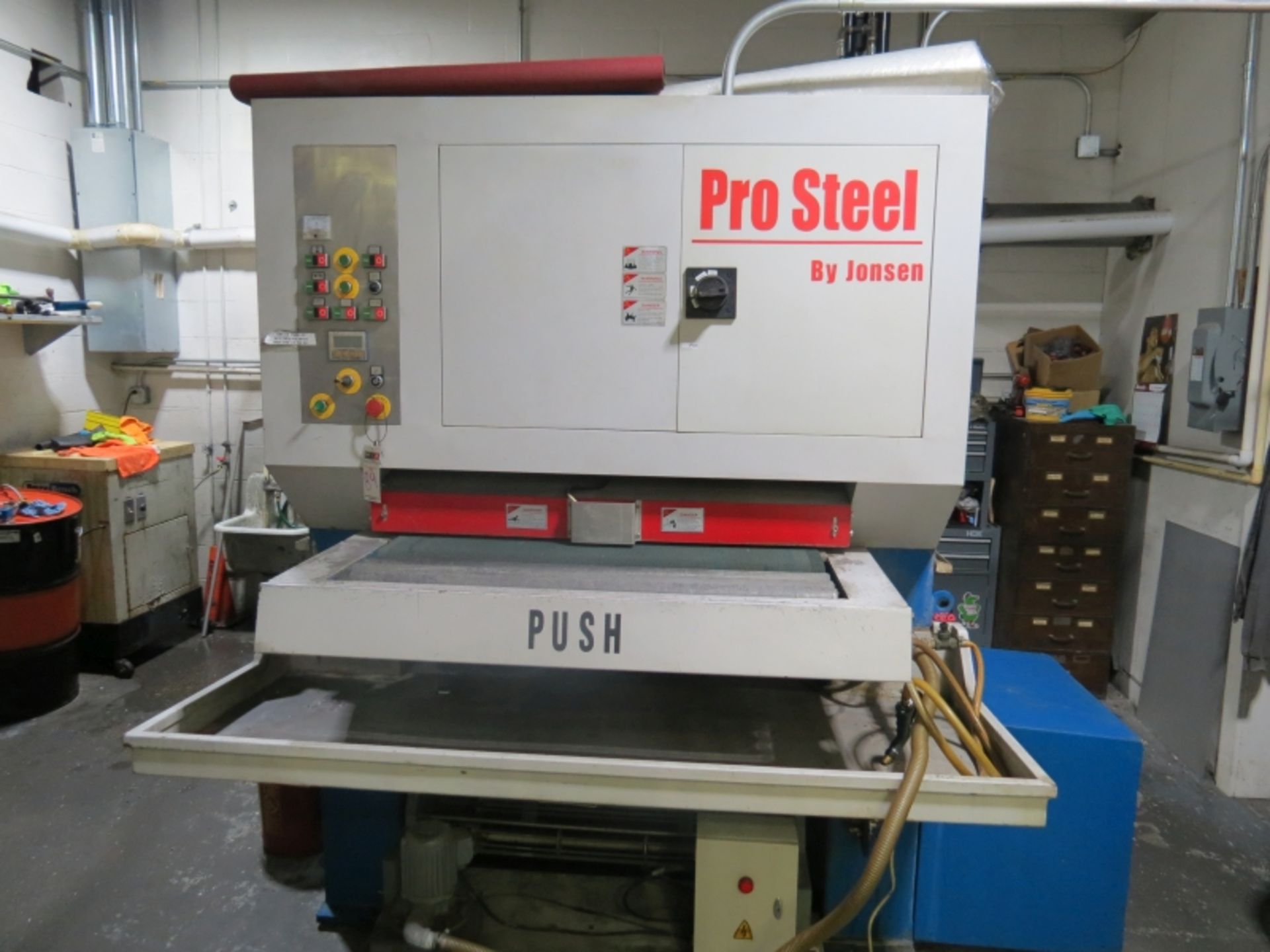 Pro Steel by jonsen Belt Finisher/ Grinder, SG1030-WUS, Belt Size 103mm X1900mm, s/n 08108 - Image 2 of 6