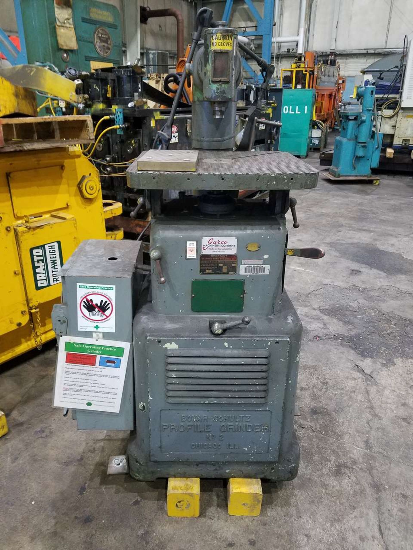 Garco Machinery Profile Grinder