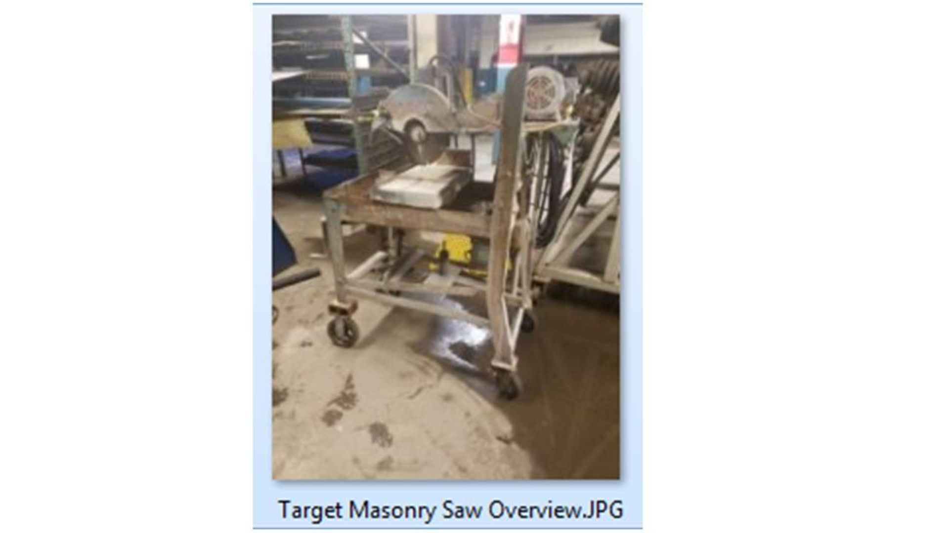 Target Masonry Saw