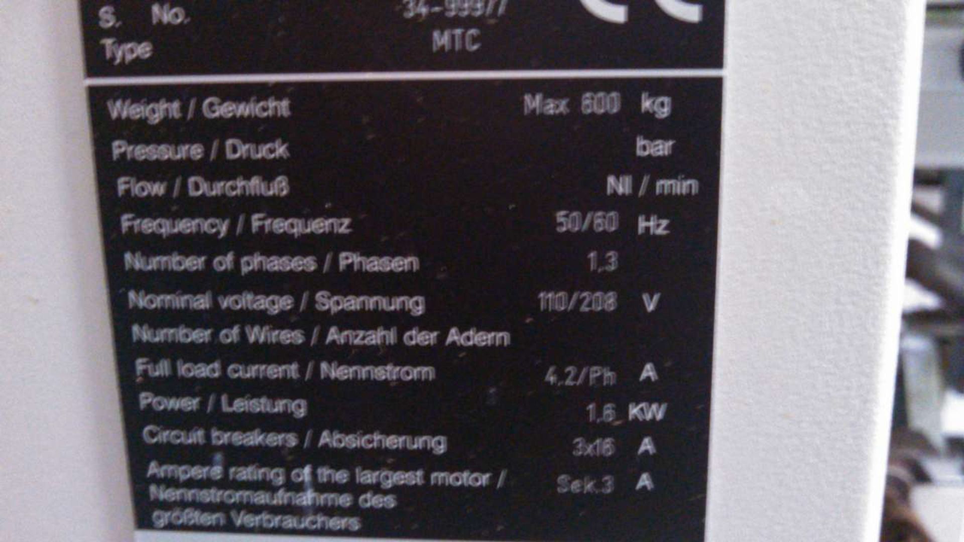 2001 Siemens 00116436-02 Matrix Tray Changer - Image 3 of 4