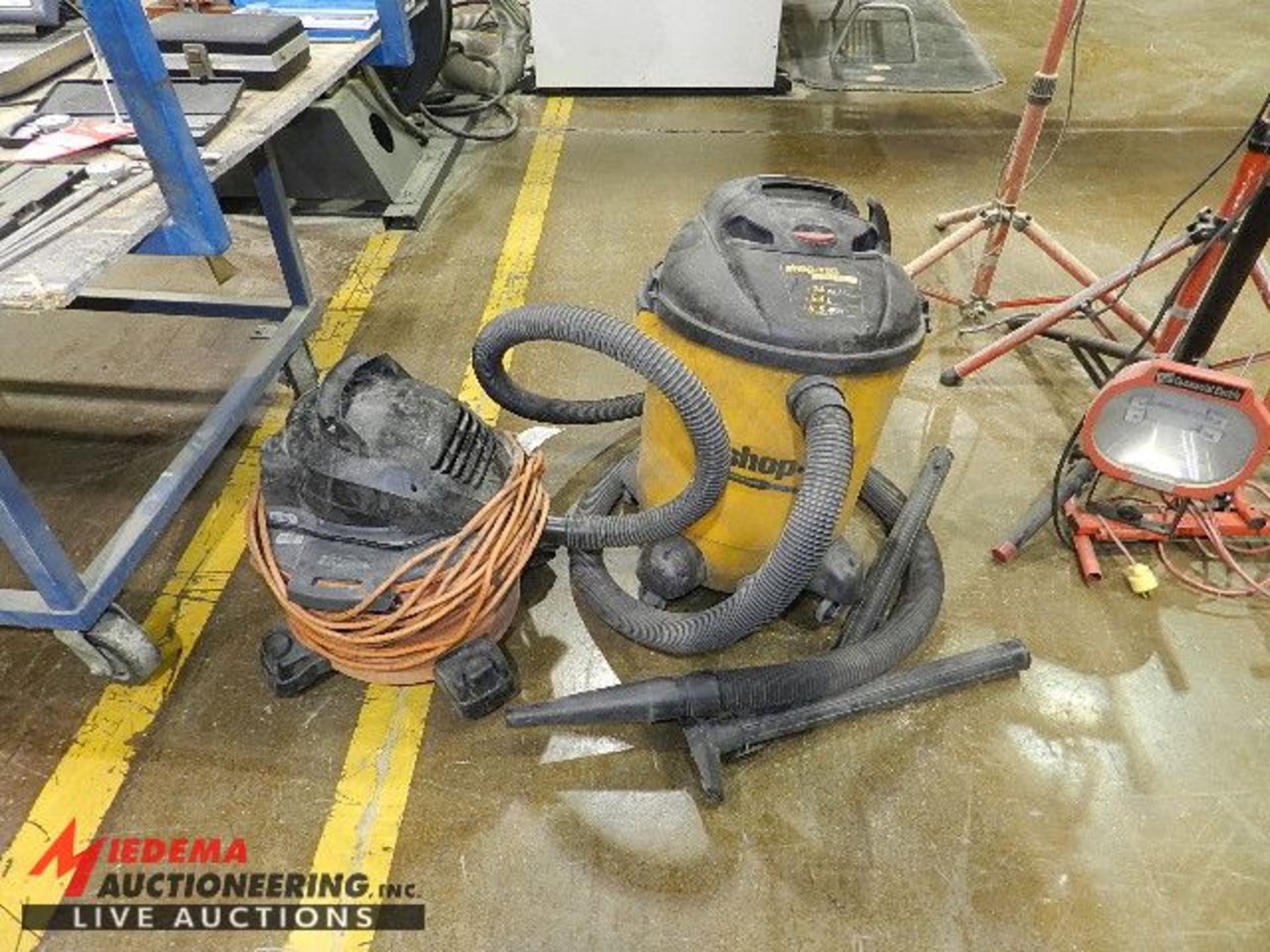 SHOP-VAC 14 GALLON VACUUM AND (1) RIDGID SHOP VAC - Image 2 of 2