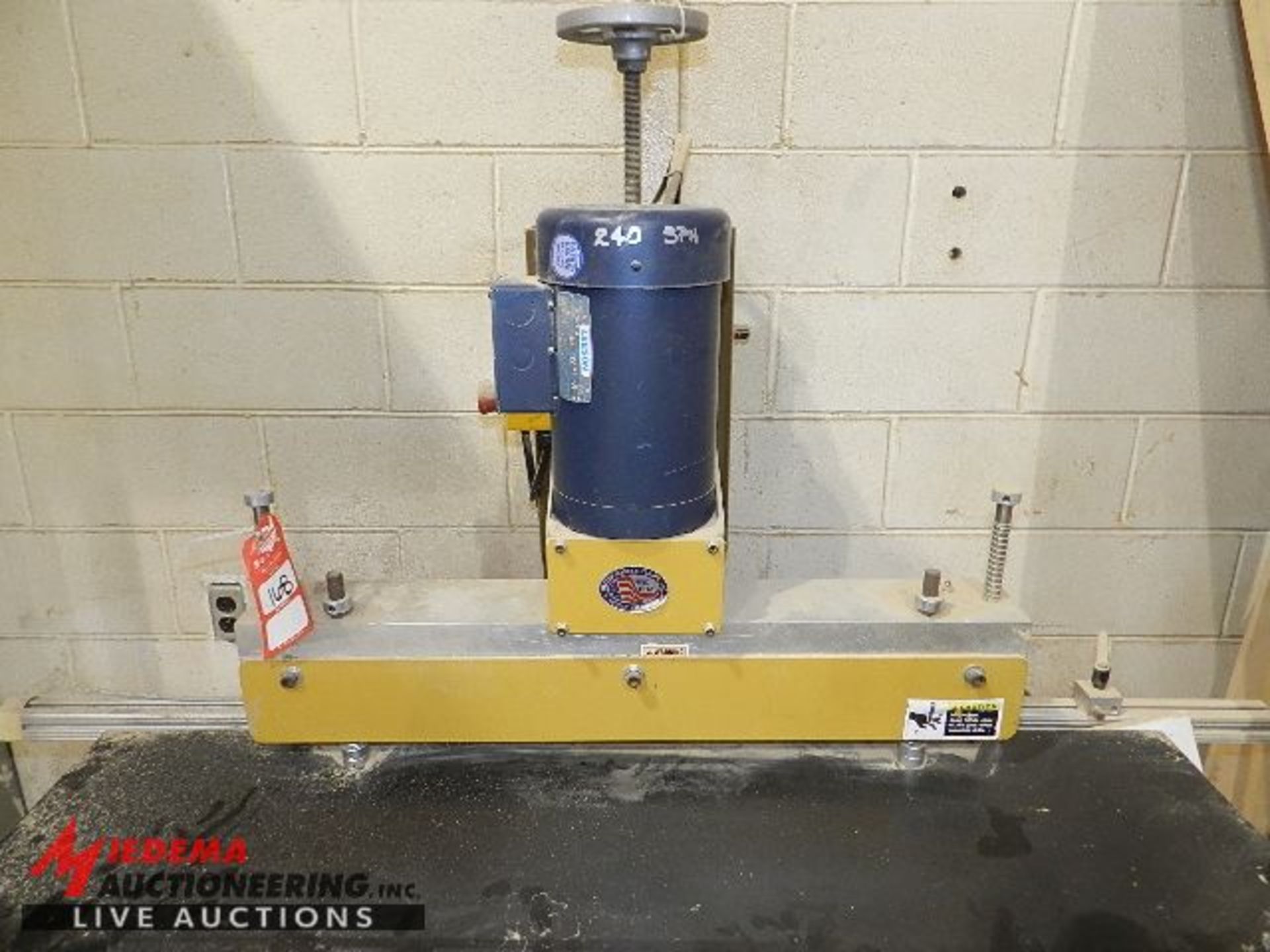 RITTER R19F3 BORING MACHINE ROW LINE DRILL, 32" DRILL HEAD, 230 VOLT, 3 PHASE, S/N 1522 - Image 2 of 4