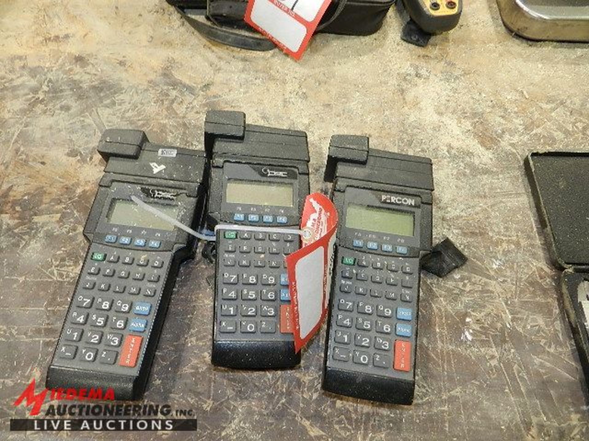 (3) PSC PT2000 BARCODE SCANNERS