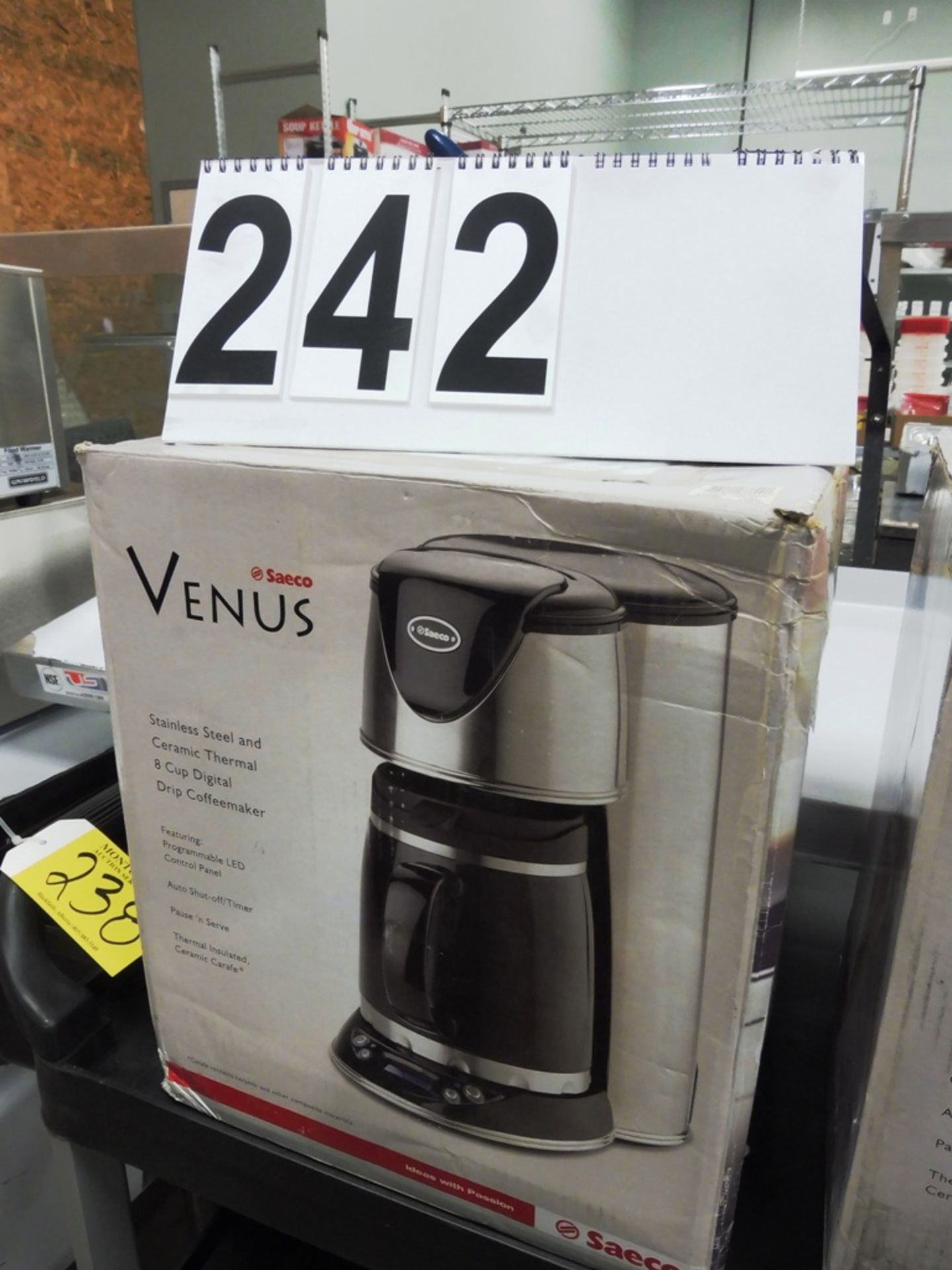 SAECO VENUS 8 CUP DIGITAL DRIP COFFEE MAKER