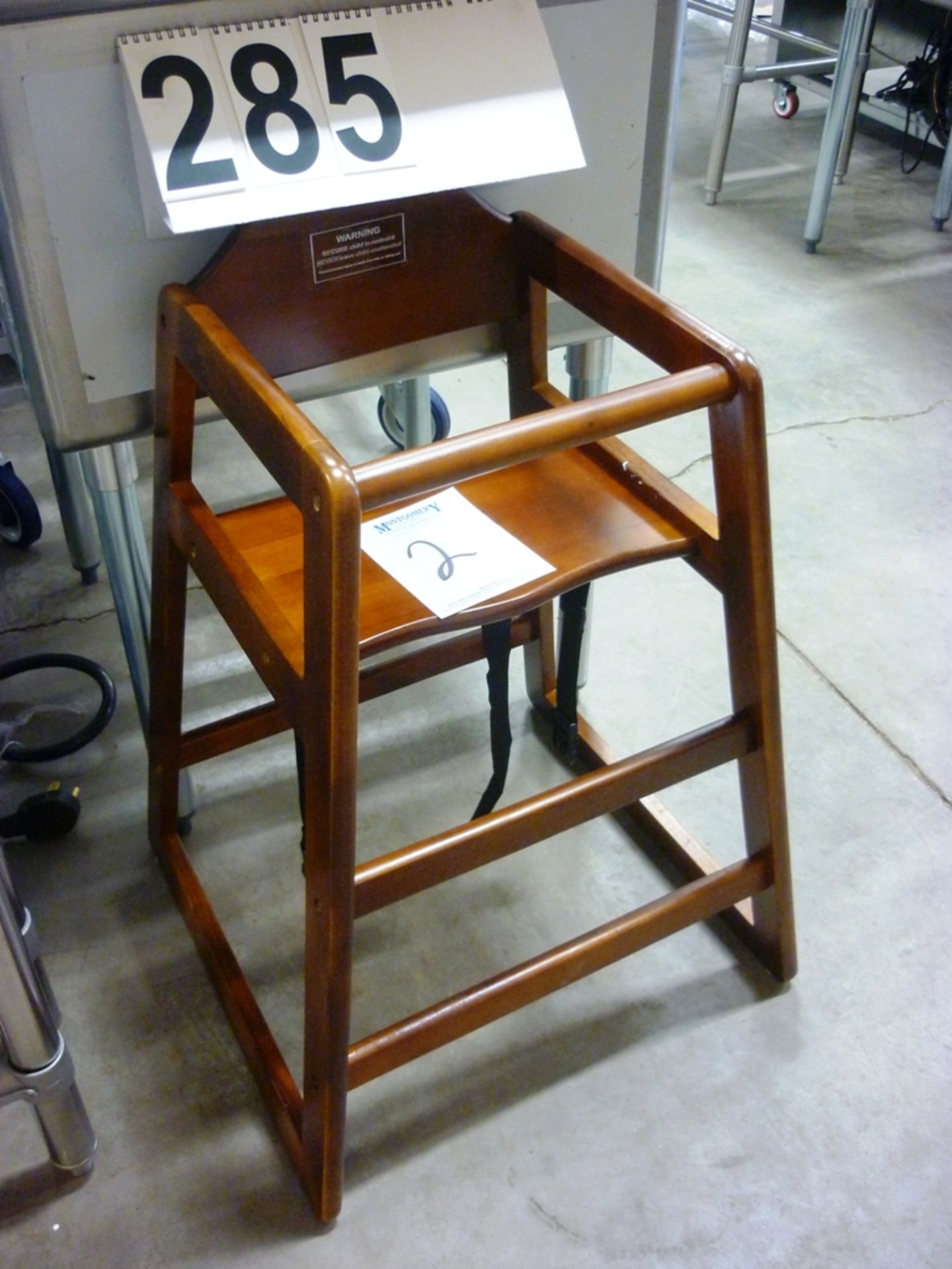 WOODEN HIGH CHAIR