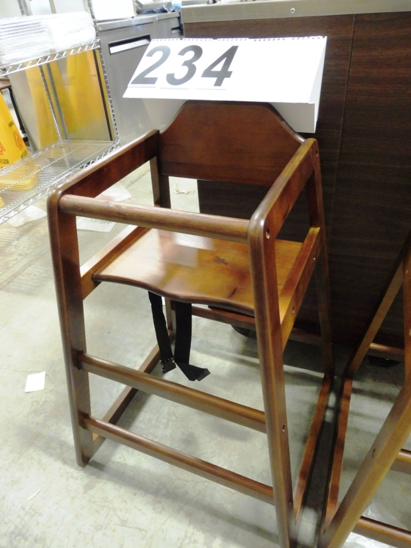 WOODEN HIGH CHAIR