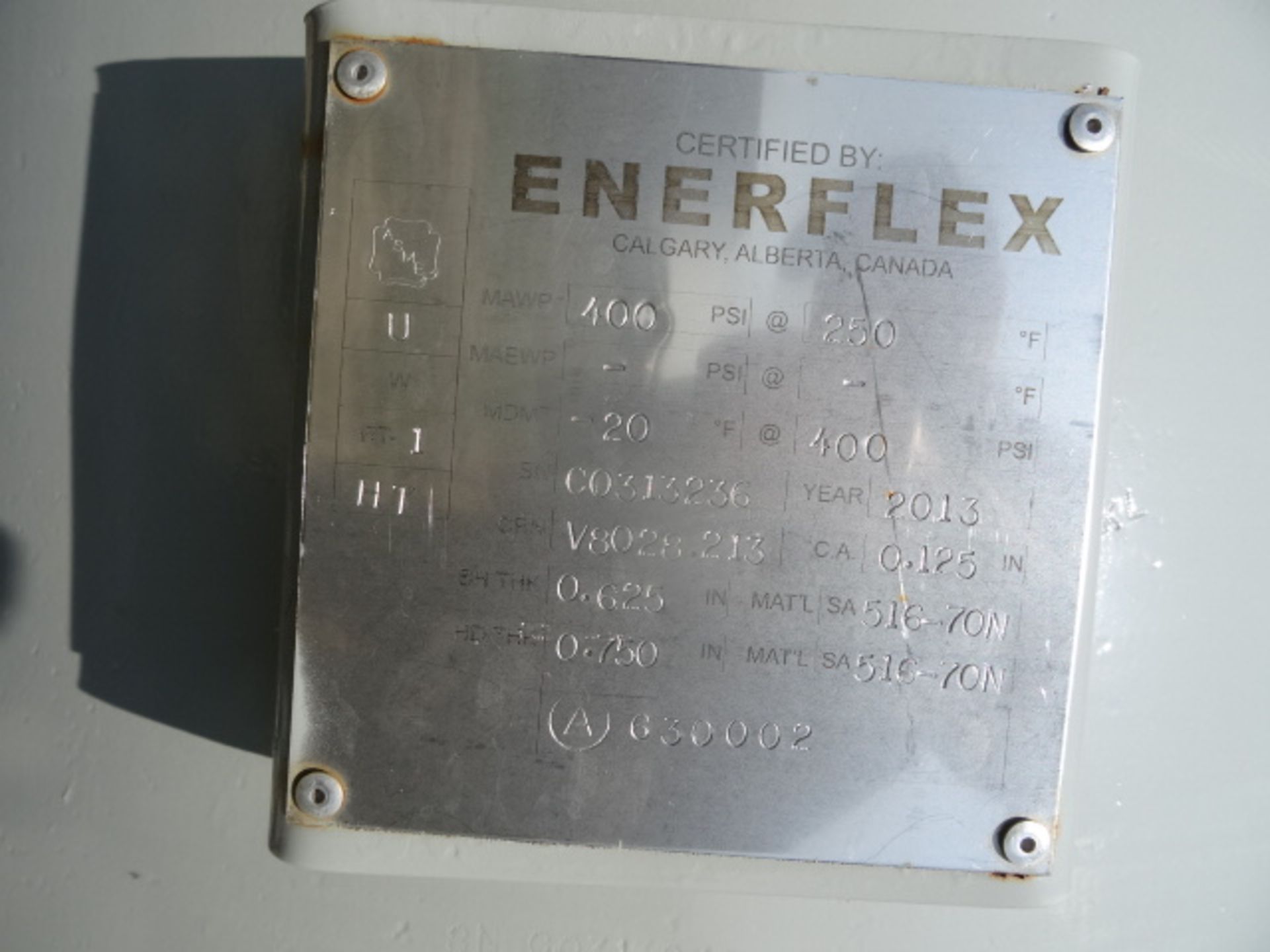 2013 Enerflex Vessel - MAWP 400 PSI @ 250 F S/N A630002 - Image 4 of 4