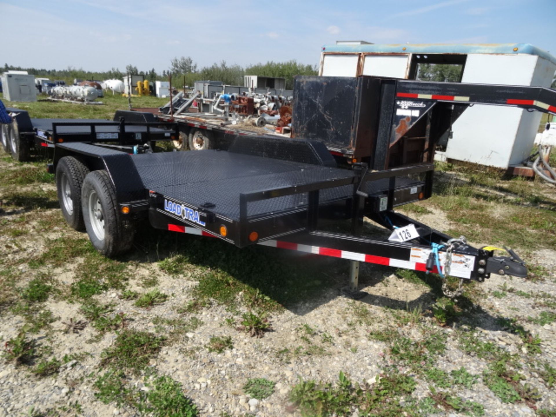 2015 Load Trail T/A 12' Trailer, Stablizing Jacks, 2 - 7000lb Axles,