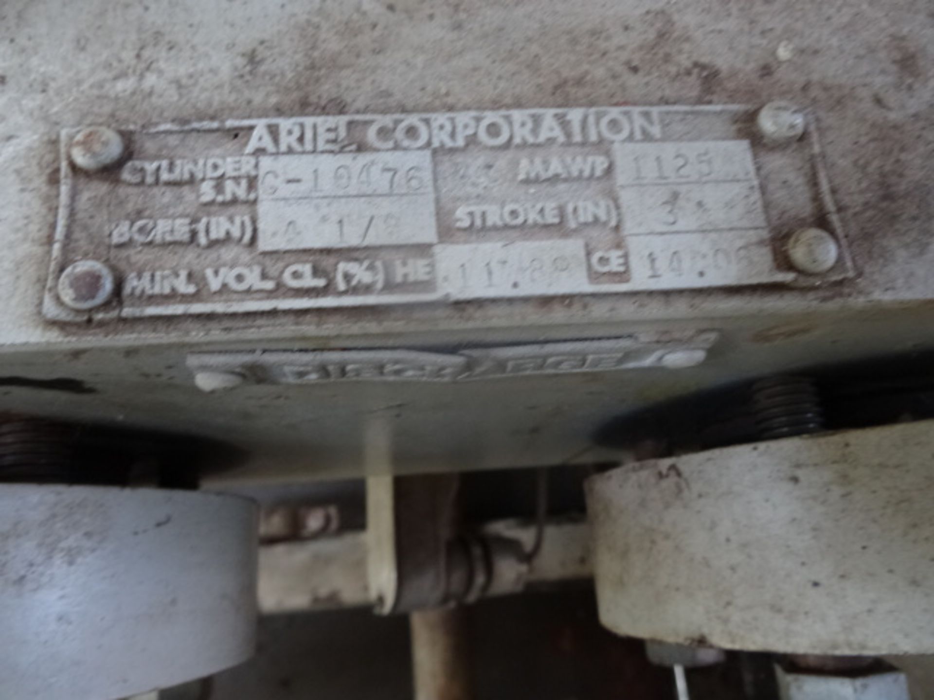 Ariel Compressor, Skidded Building, Ariel JG A/2 Frame, 3" Stroke, 2 - Ariel Cylinders, 7 1/2" - Image 8 of 15