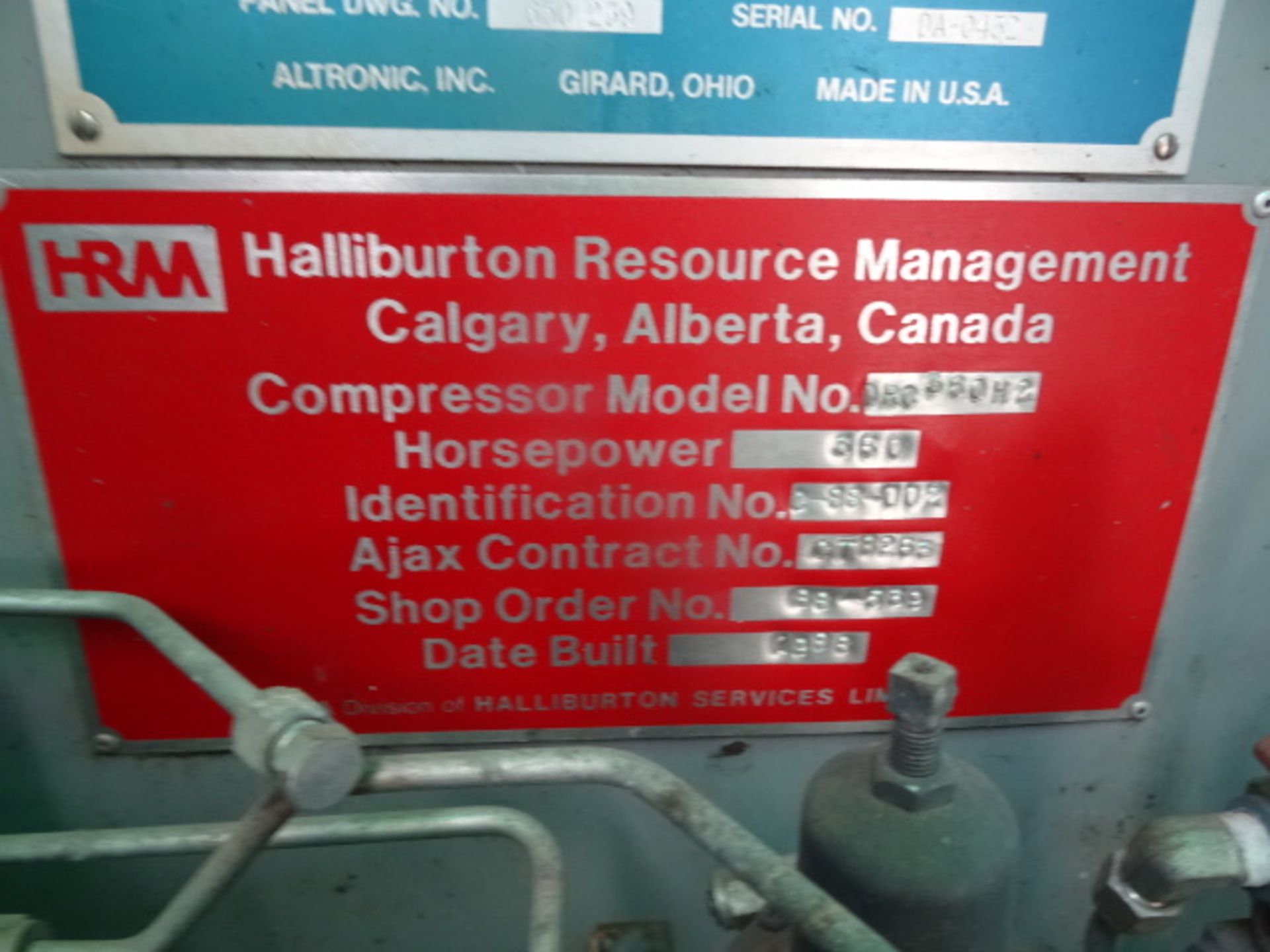 1998 Halliburton 2 Stage Compressor, Ajax DPC360 Compressor, 15 x 16, 360 HP, Sour Gas, ACE E72 Heat - Image 19 of 23