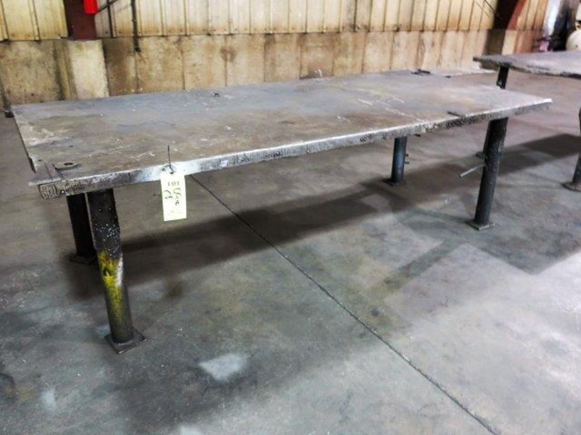 4' X 8' X 2" METAL WELDING TABLE