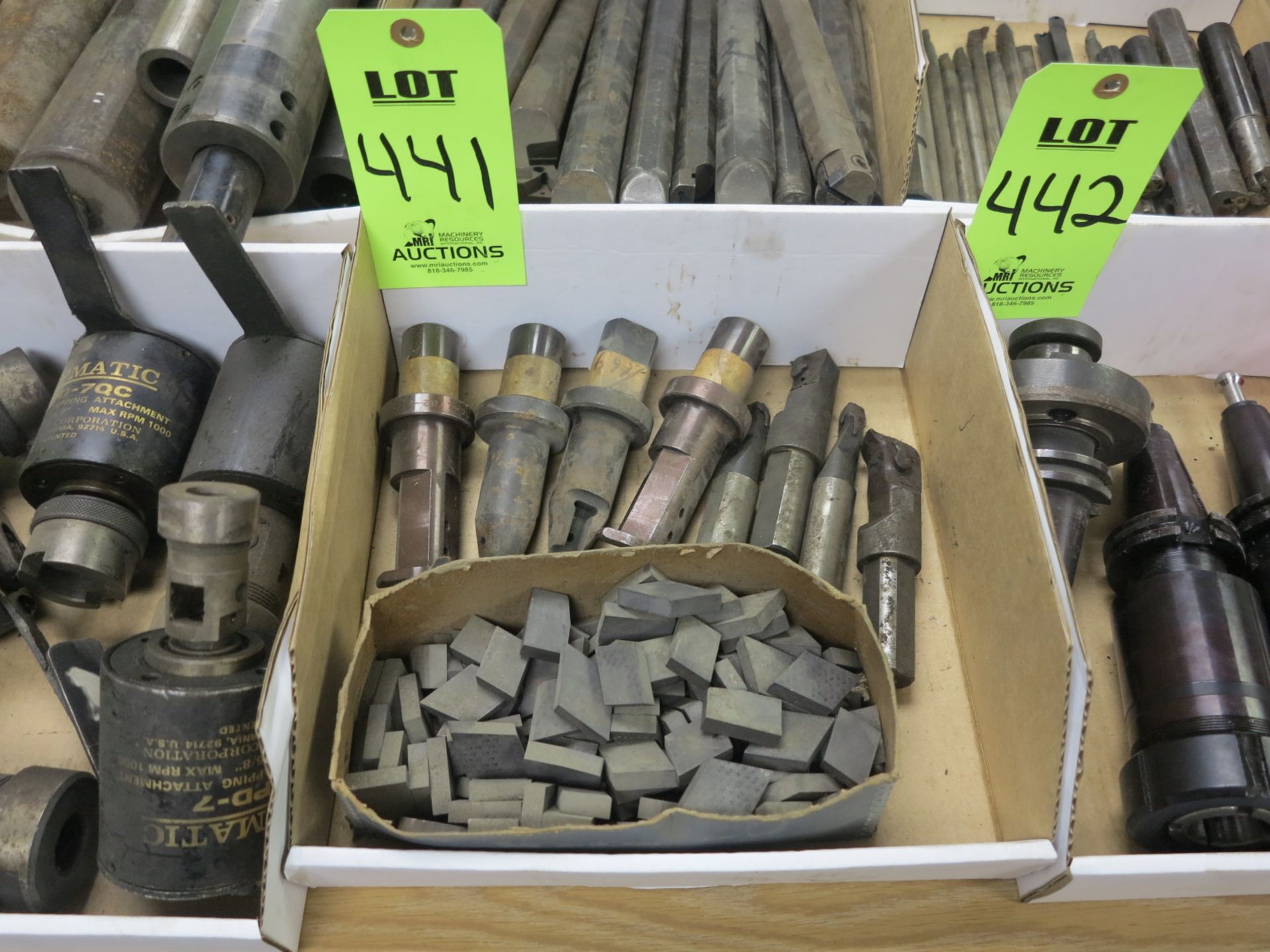 LOT OF INSERT TOOLING AND CARBIDE INSERTS