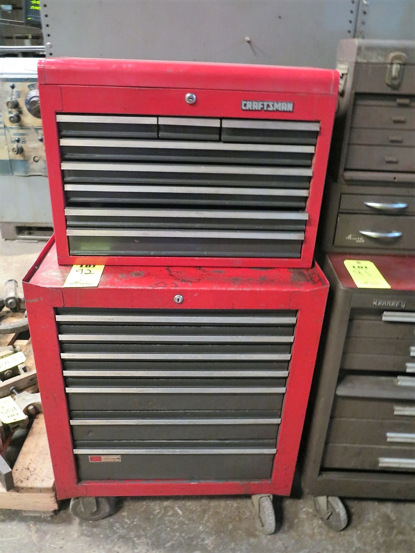 CRAFTSMAN ROLLAWAY AND TOP BOX