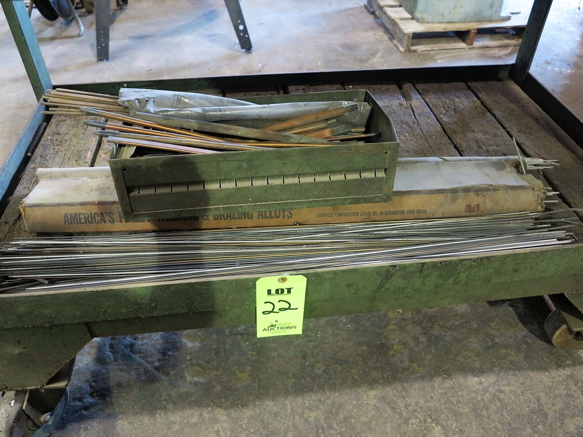 LOT OF TIG FILLER ROD (ASST. ALLOYS)