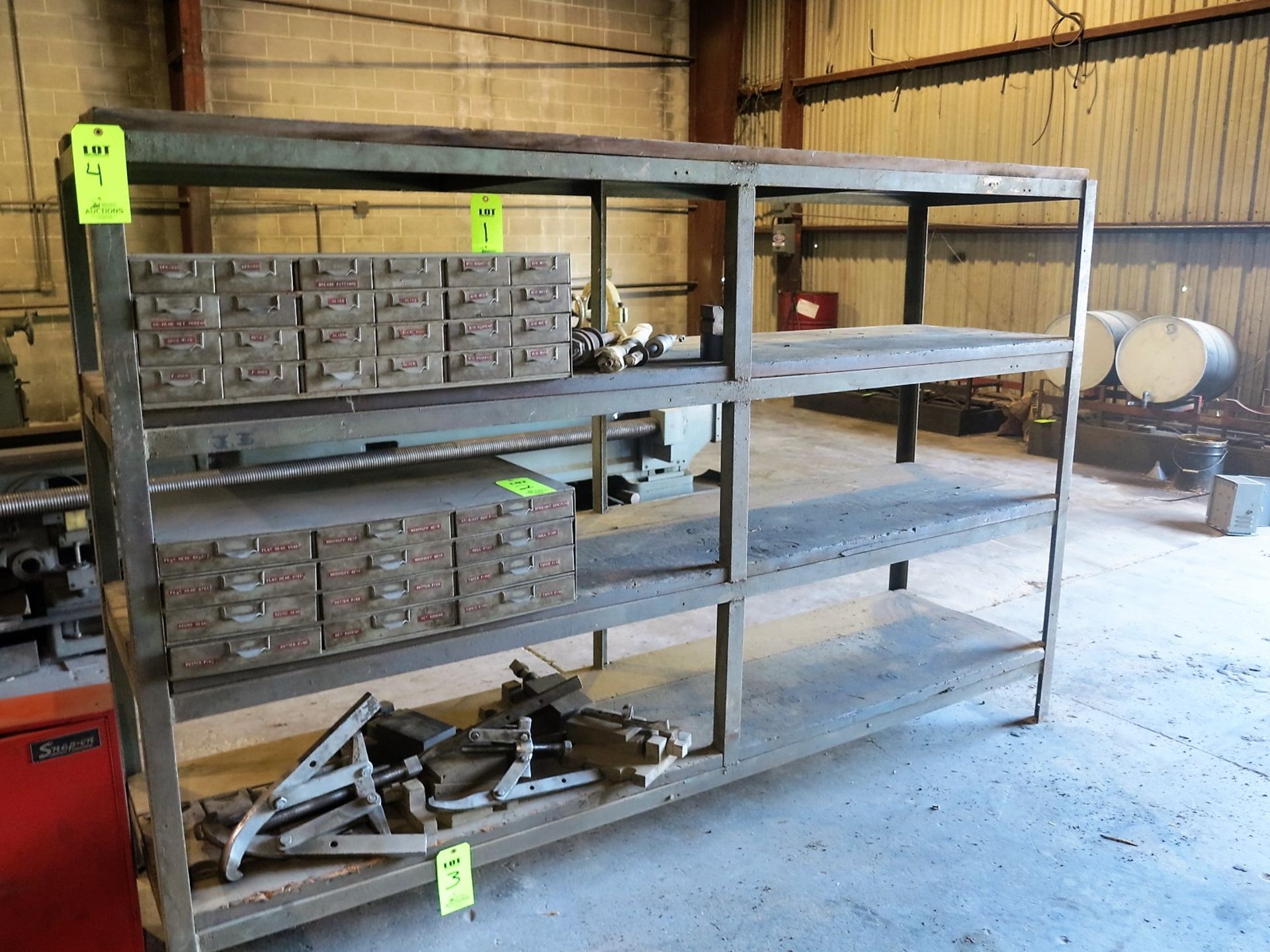 28"X10'X70" METAL SHELF UNIT