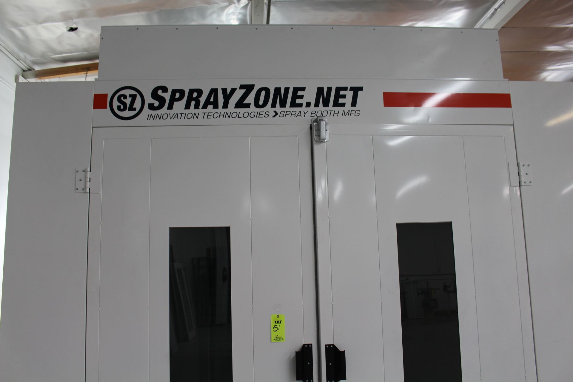 SPRAY ZONE PAINT SPRAY BOOTH, BRAND NEW, 169" LONG X 143" WIDE INSIDE DIMENSION - Image 6 of 15